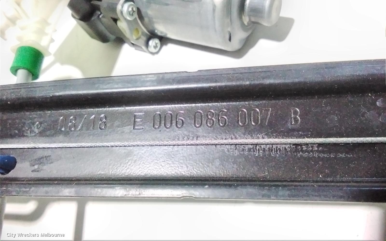 AUDI A3 LEFT FRONT WINDOW REG/MOTOR, 8V, 4DR SEDAN, 10/2013 - 10/2020