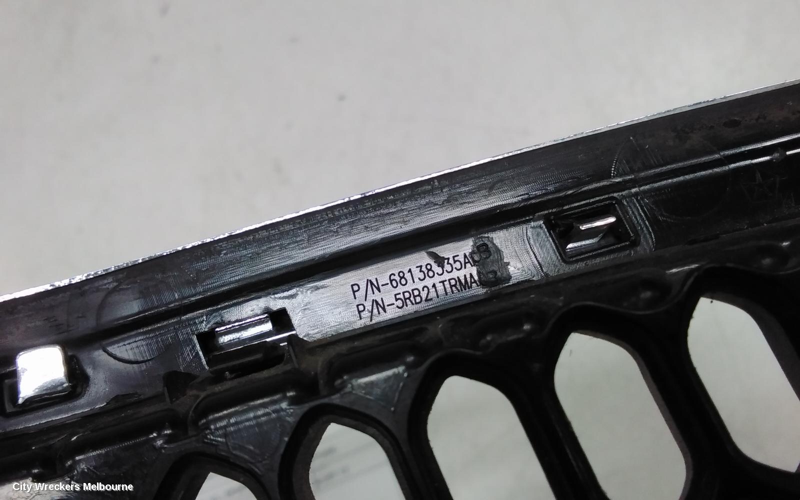 JEEP CHEROKEE GRILLE, RADIATOR GRILLE, KL, SPORT/LIMITED/LONGITUDE, CHROME, 02/2014 - 03/2018
