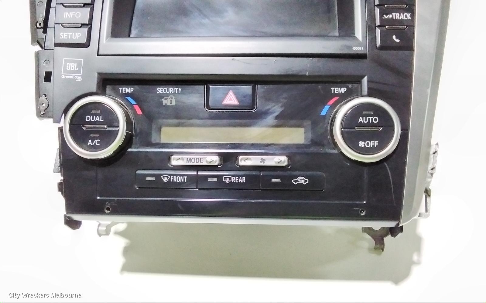 TOYOTA AURION RADIO/CD/DVD/SAT/TV, SAT NAV, GSV50R, 02/2012 - 08/2017