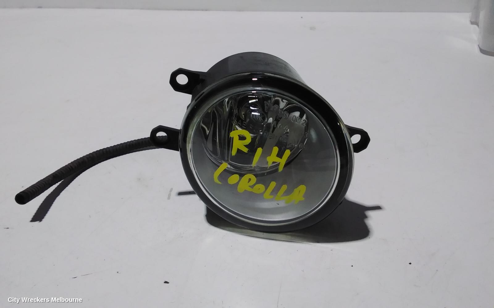 TOYOTA COROLLA RIGHT INDICATOR/FOG/SIDE, BUMPER FOGLAMP, ZRE152R, HATCH, 03/2007 - 10/2009