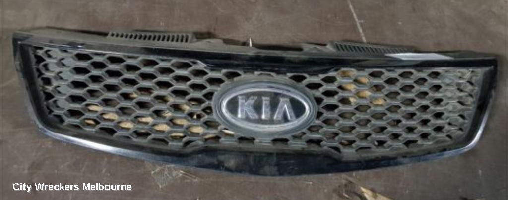 KIA CERATO GRILLE, RADIATOR GRILLE, TD, BLACK, COUPE/KOUP, 07/2009 - 03/2013