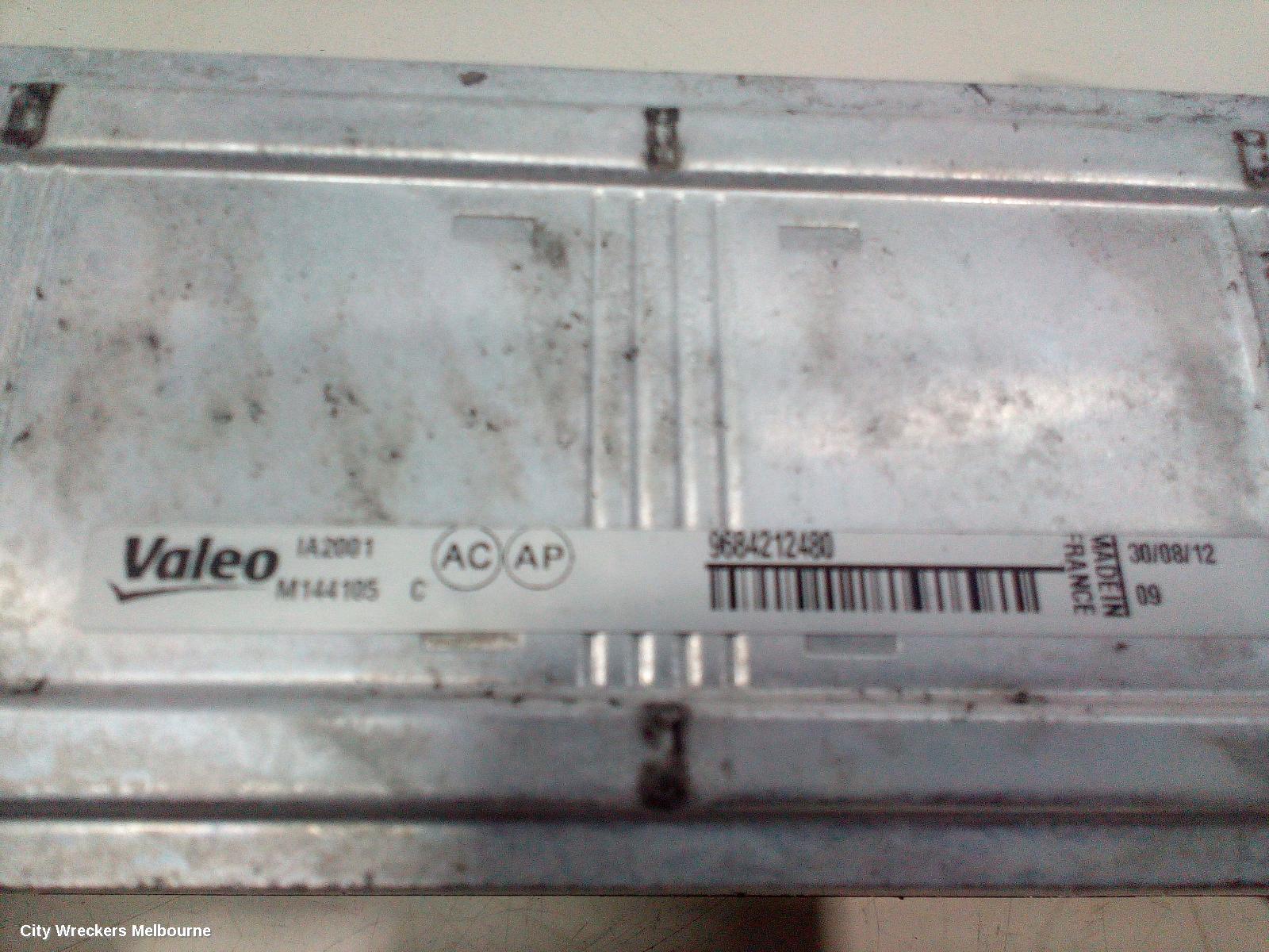 PEUGEOT PARTNER INTERCOOLER, DIESEL, 1.6, 9HF, 09/2008 - 01/2015
