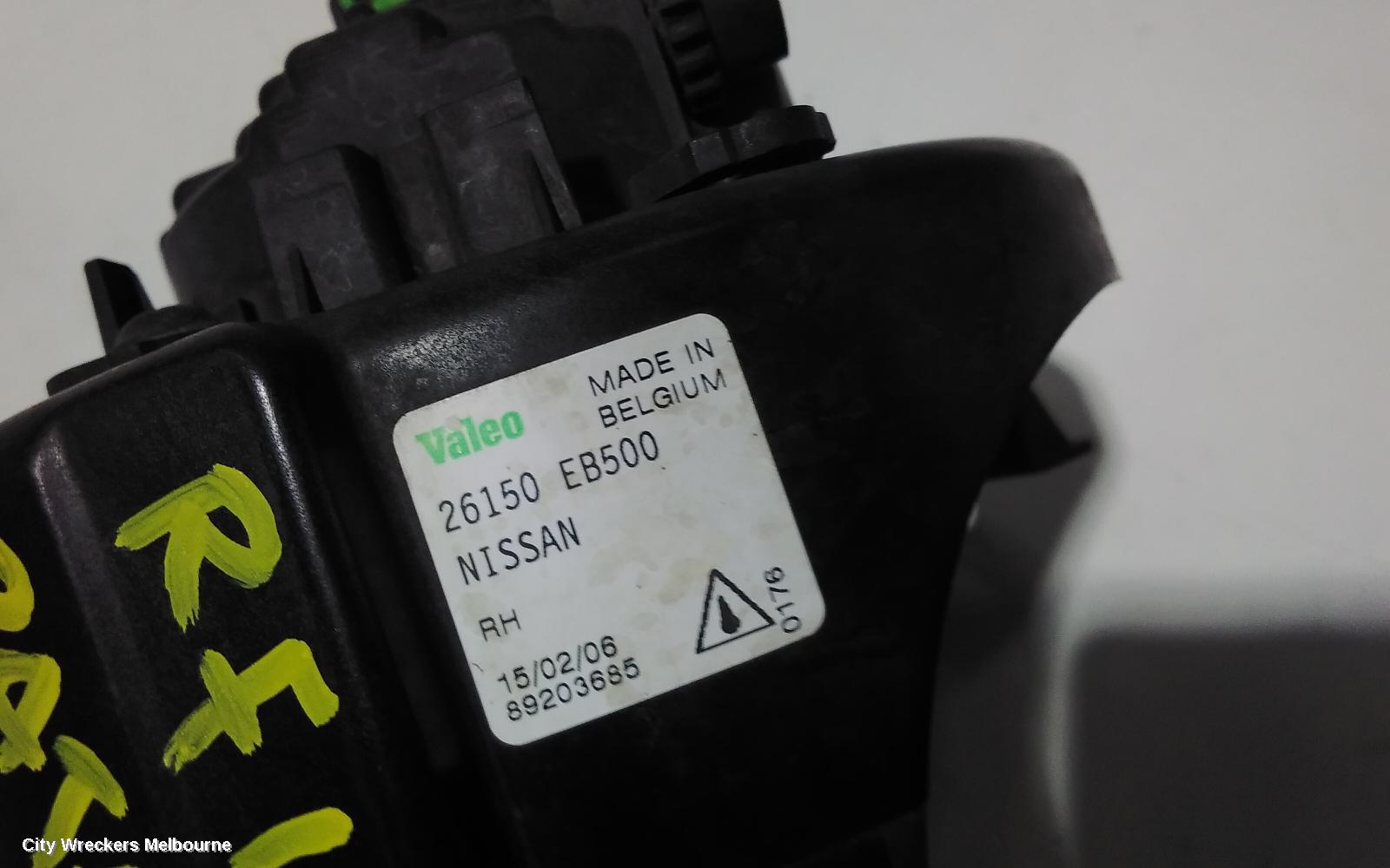 NISSAN PATHFINDER RIGHT INDICATOR/FOG/SIDE, BUMPER FOGLAMP, R51, 05/2005 - 09/2013