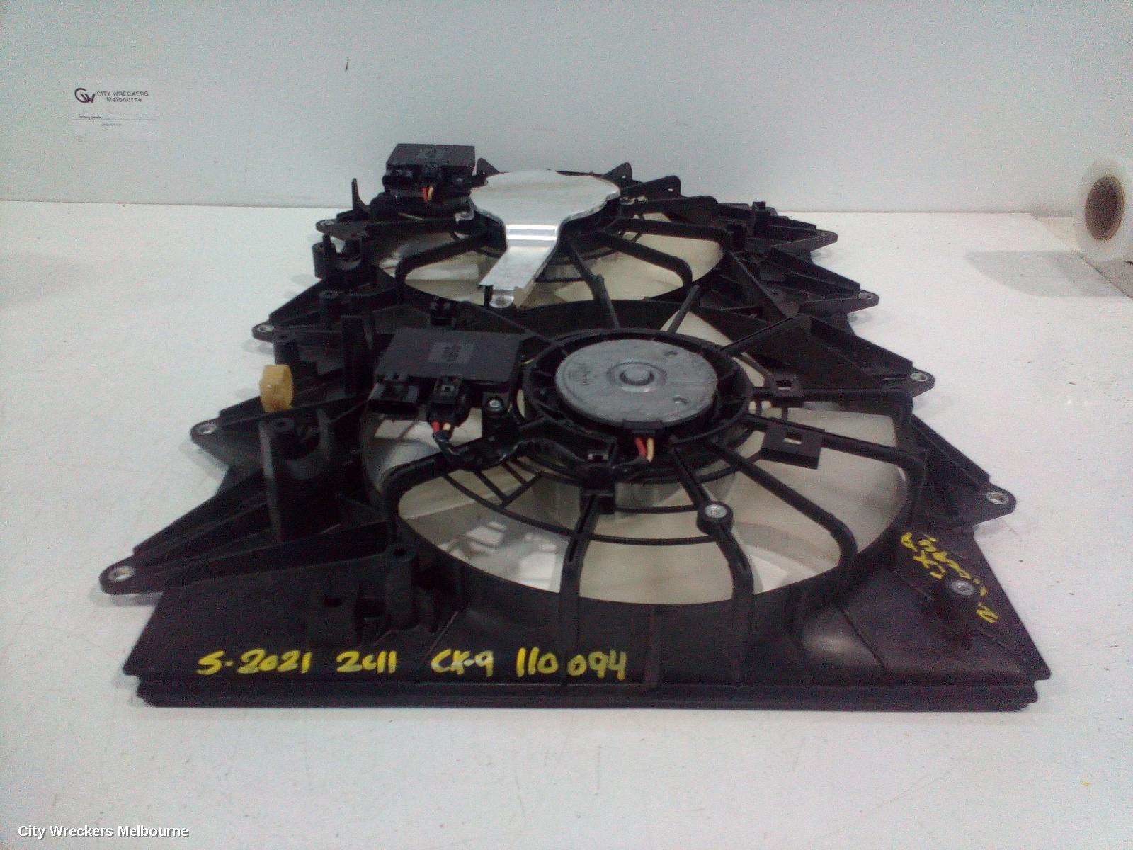 MAZDA CX9 FAN, RADIATOR FAN, TB, 06/2009 - 12/2015