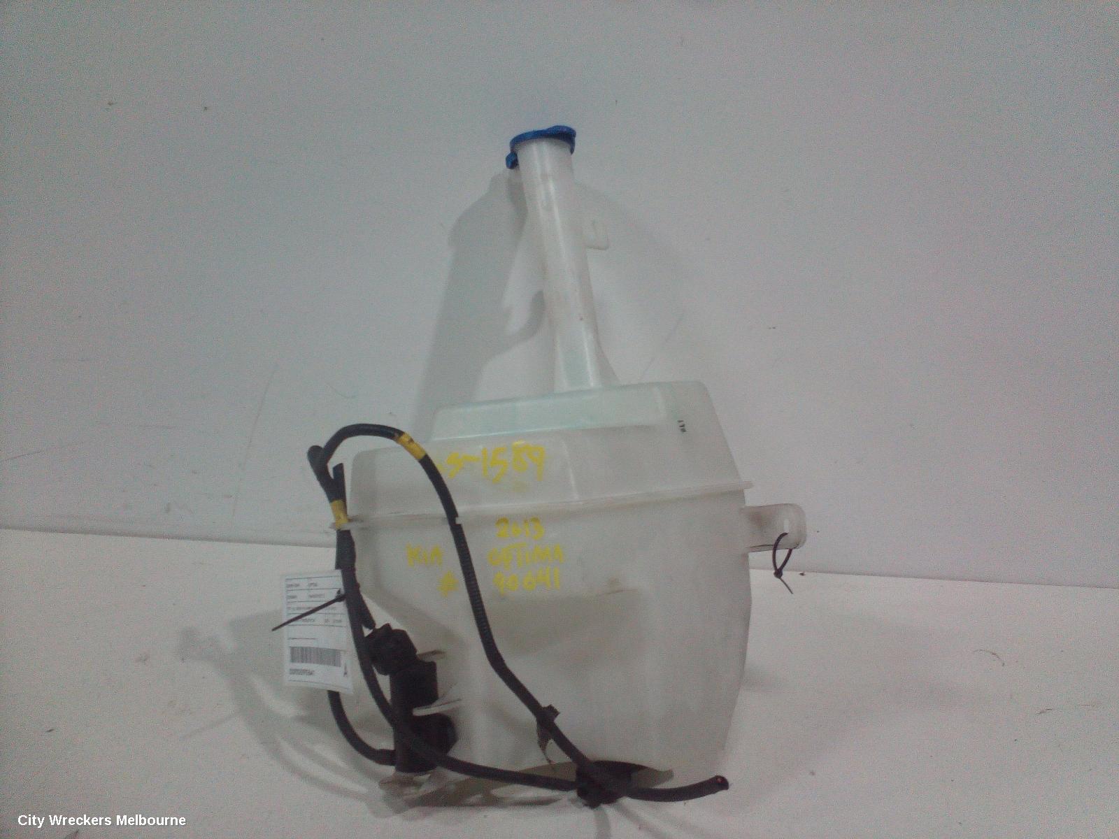 KIA OPTIMA WASHER BOTTLE, TF, SI, NON H/LAMP WASHER TYPE, 01/2011 - 09/2013