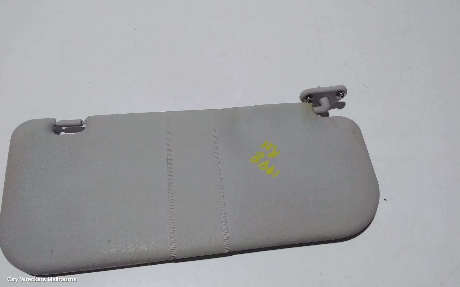 MITSUBISHI TRITON SUNVISOR, MQ, RH SIDE, VINYL, GREY, 03/2015 - 10/2018