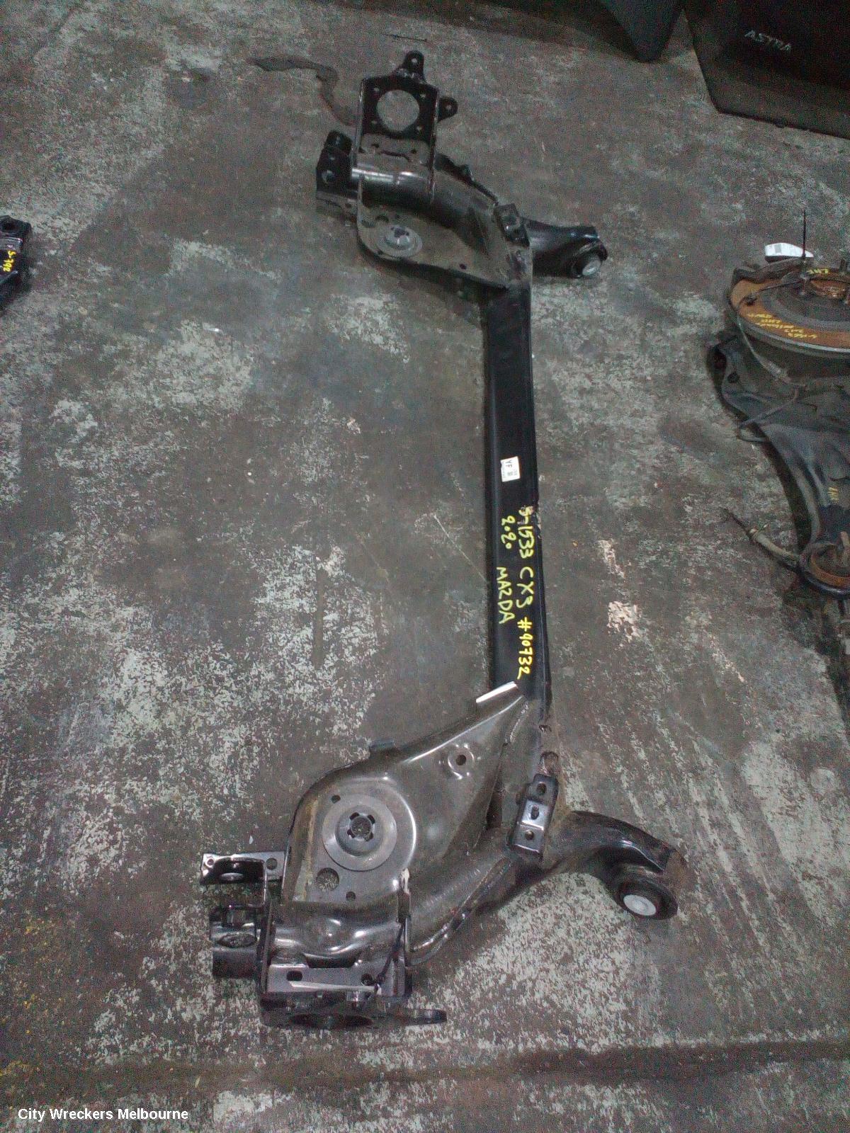MAZDA CX3 REAR AXLE BEAM (FWD), DK, 2WD, W/ELEC HANDBRAKE, 06/2018 ONWARDS