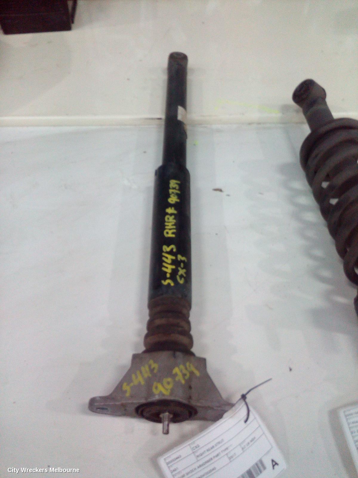MAZDA CX3 RIGHT REAR STRUT, ***USE SHOCK ABSORBER PART TYPE***