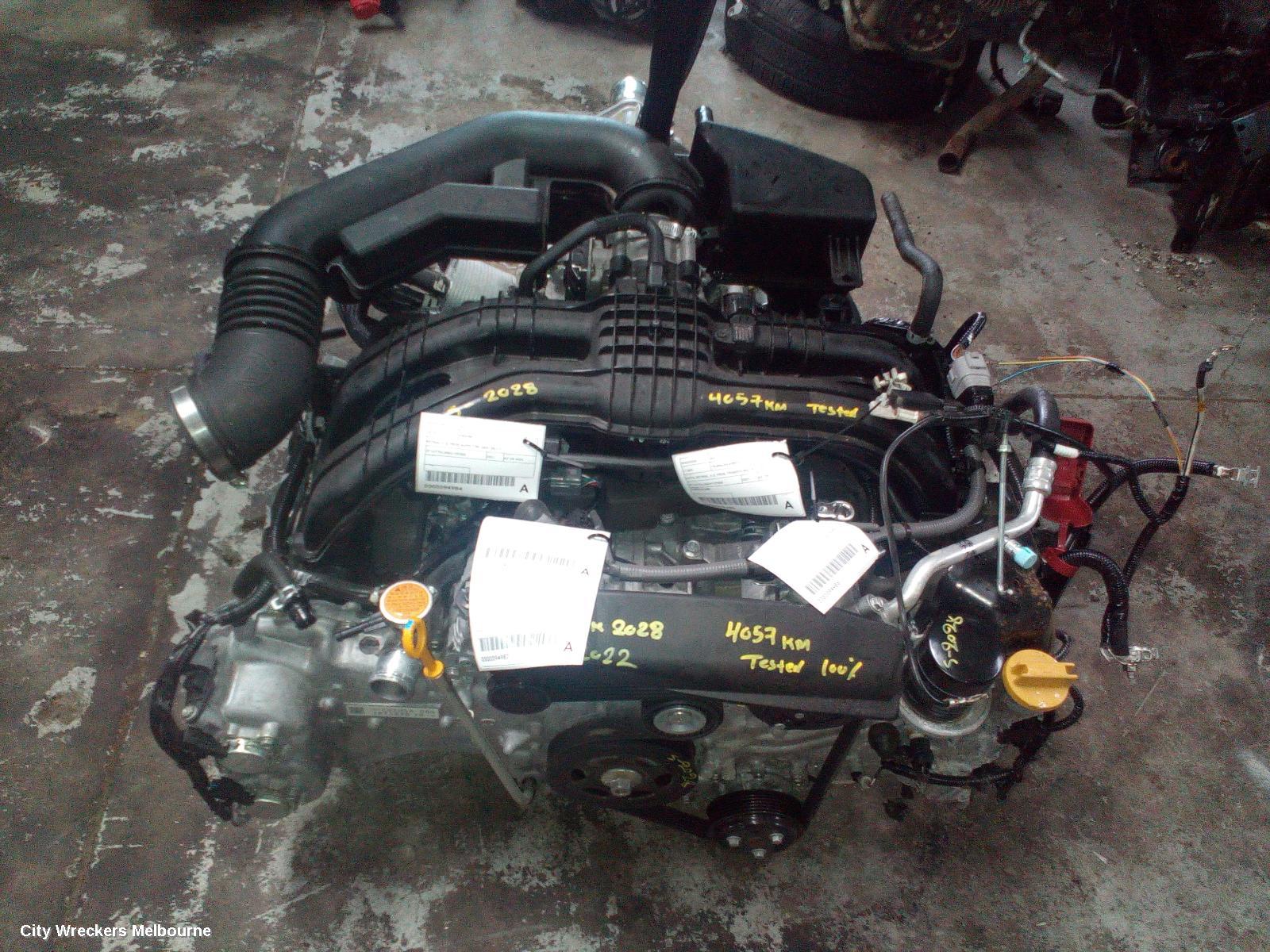 SUBARU XV ENGINE, G5X, PETROL, 2.0, FB20C, 03/2017 - 06/2023