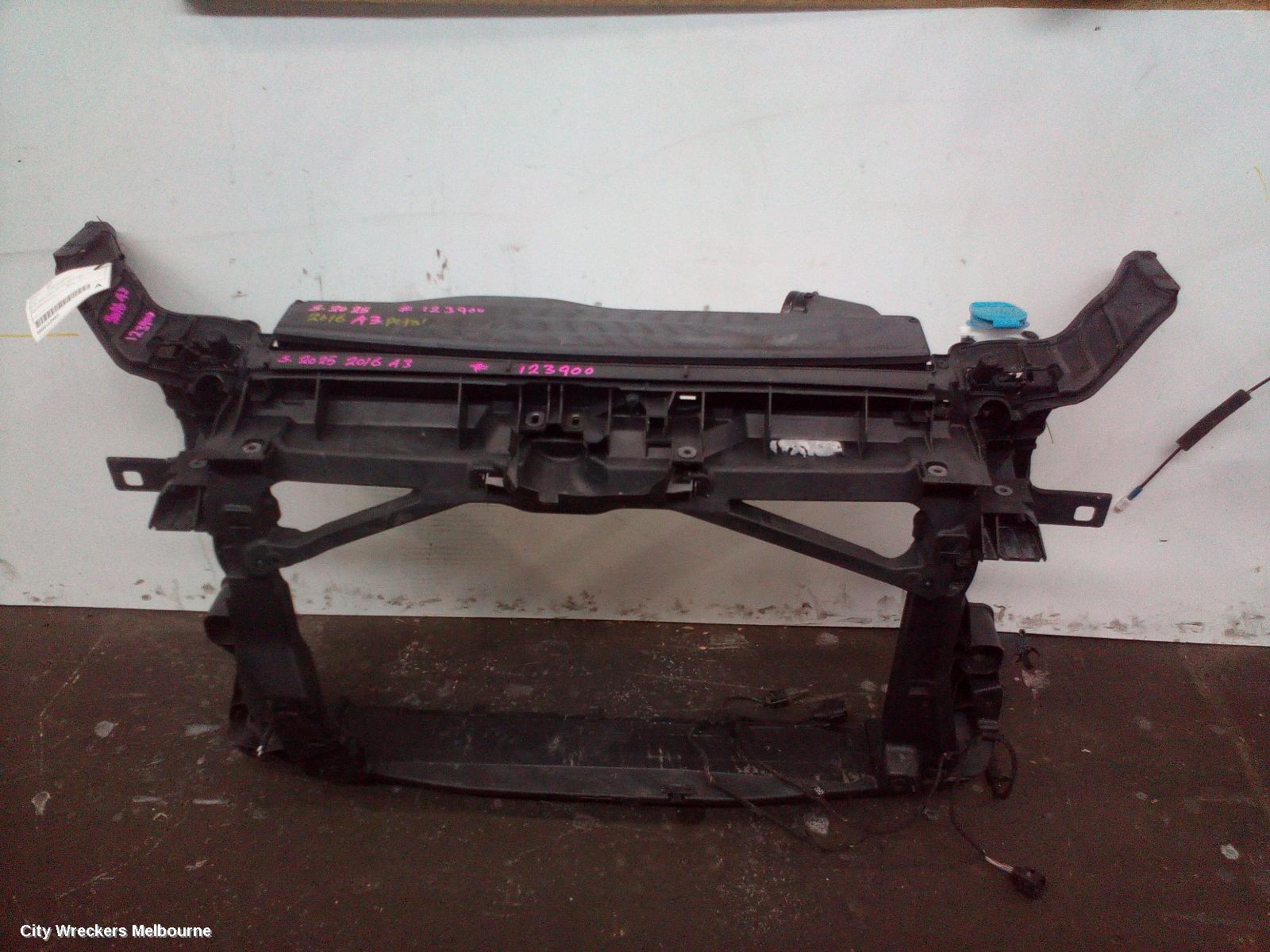 AUDI A3 RADIATOR SUPPORT, 8V, A3, SEDAN, NON S-LINE TYPE, 05/2013 - 10/2020