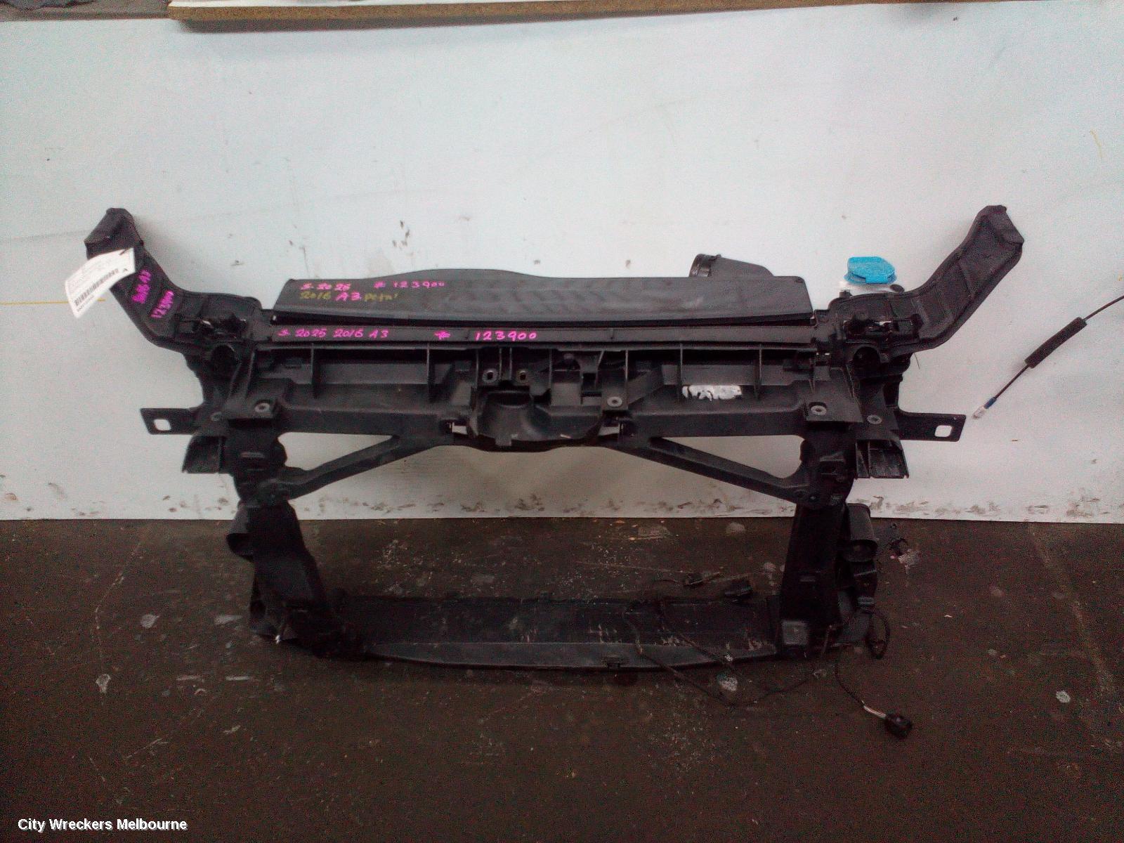 AUDI A3 RADIATOR SUPPORT, 8V, A3, SEDAN, NON S-LINE TYPE, 05/2013 - 10/2020