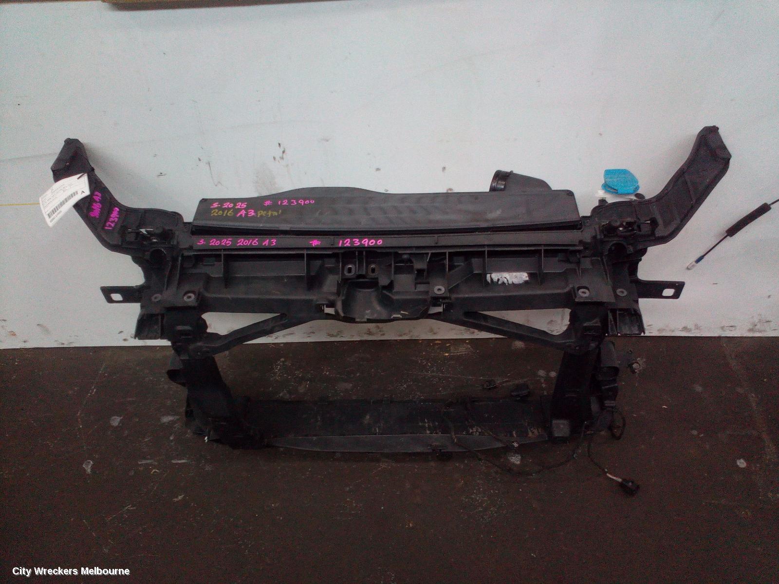 AUDI A3 RADIATOR SUPPORT, 8V, A3, SEDAN, NON S-LINE TYPE, 05/2013 - 10/2020