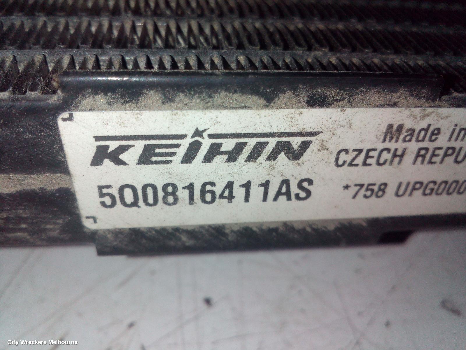 AUDI A3 A/C CONDENSER, 8V, A3, KEIHIN BRAND, 05/2013 - 10/2020