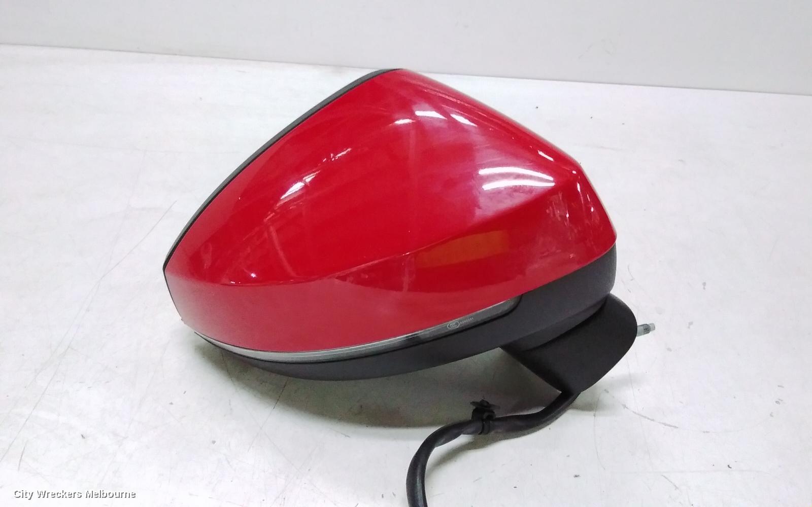 AUDI A3 RIGHT DOOR MIRROR, 8V, A3, SEDAN, POWER FOLD, NON LANE CHANGE ASSIST TYPE (6XK/7Y0), 05/2016 - 10/2020