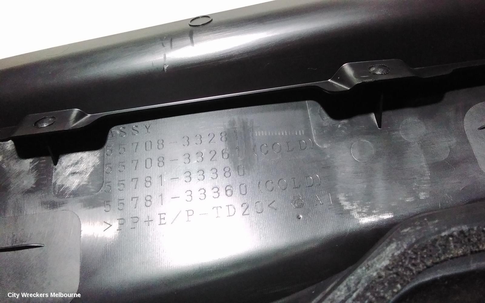 TOYOTA CAMRY PLENUM CHAMBER, XV70, 09/2017 - 05/2024