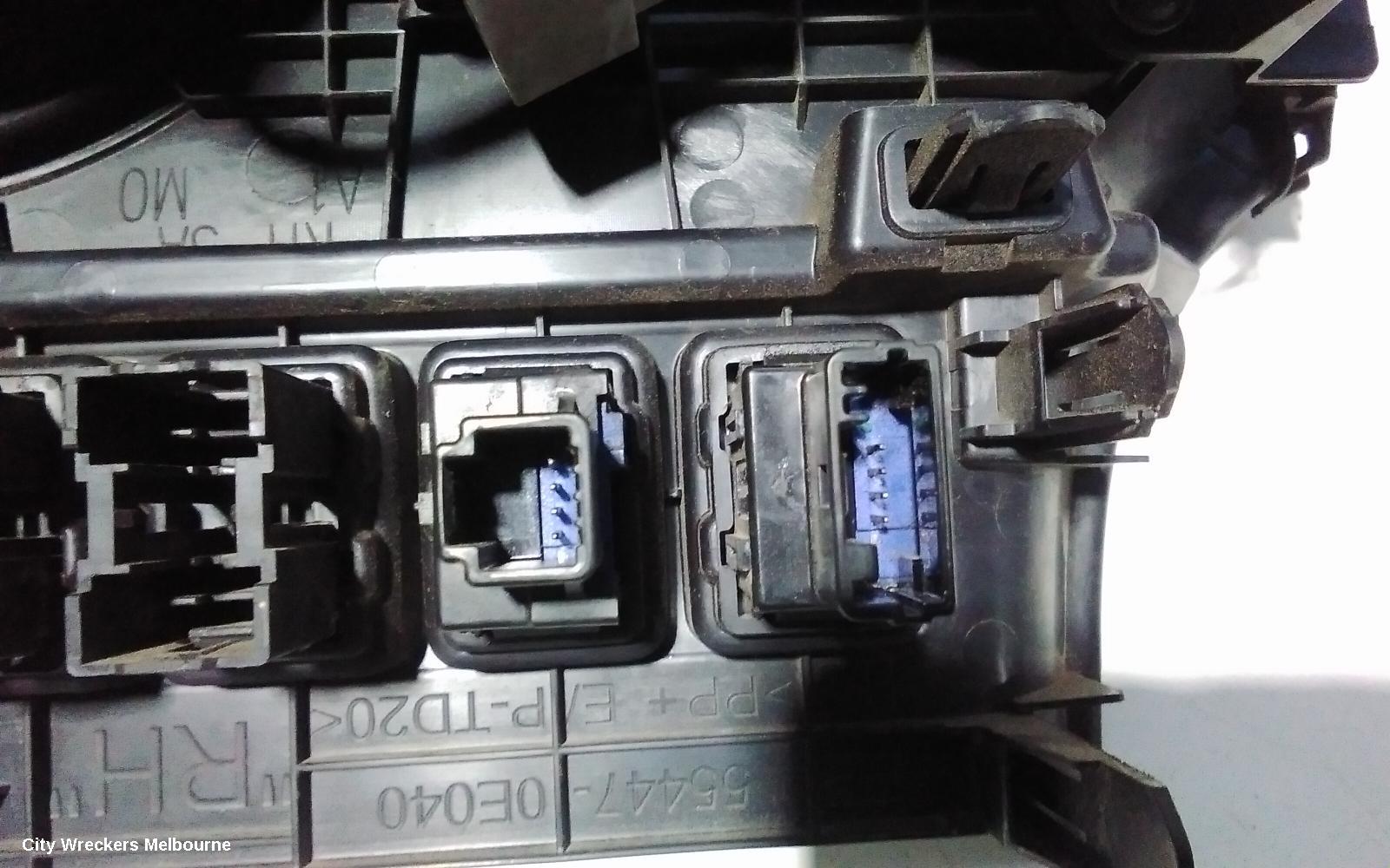 TOYOTA KLUGER GEAR STICK/SHIFTER, XU50 SERIES, 03/2014 - 02/2021