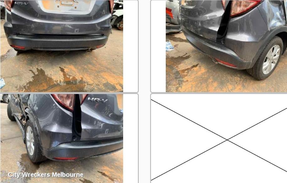 HONDA HRV REAR BUMPER, RU5, BUMPER BAR, NON PARK SENSOR TYPE, 12/2014 - 10/2021