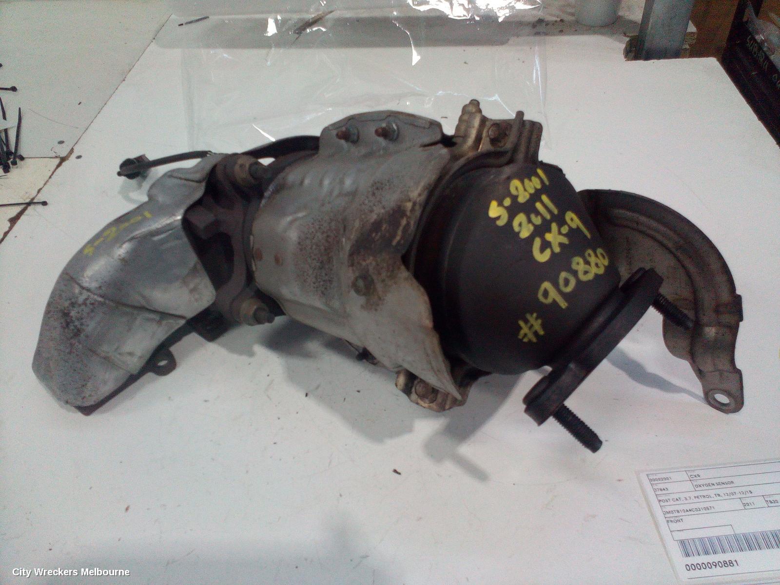MAZDA CX9 CATALYTIC CONVERTER, BOLT ON CAT TYPE (TO MANIFOLD), 3.7, PETROL, FRONT, TB, 12/2007 - 12/2015