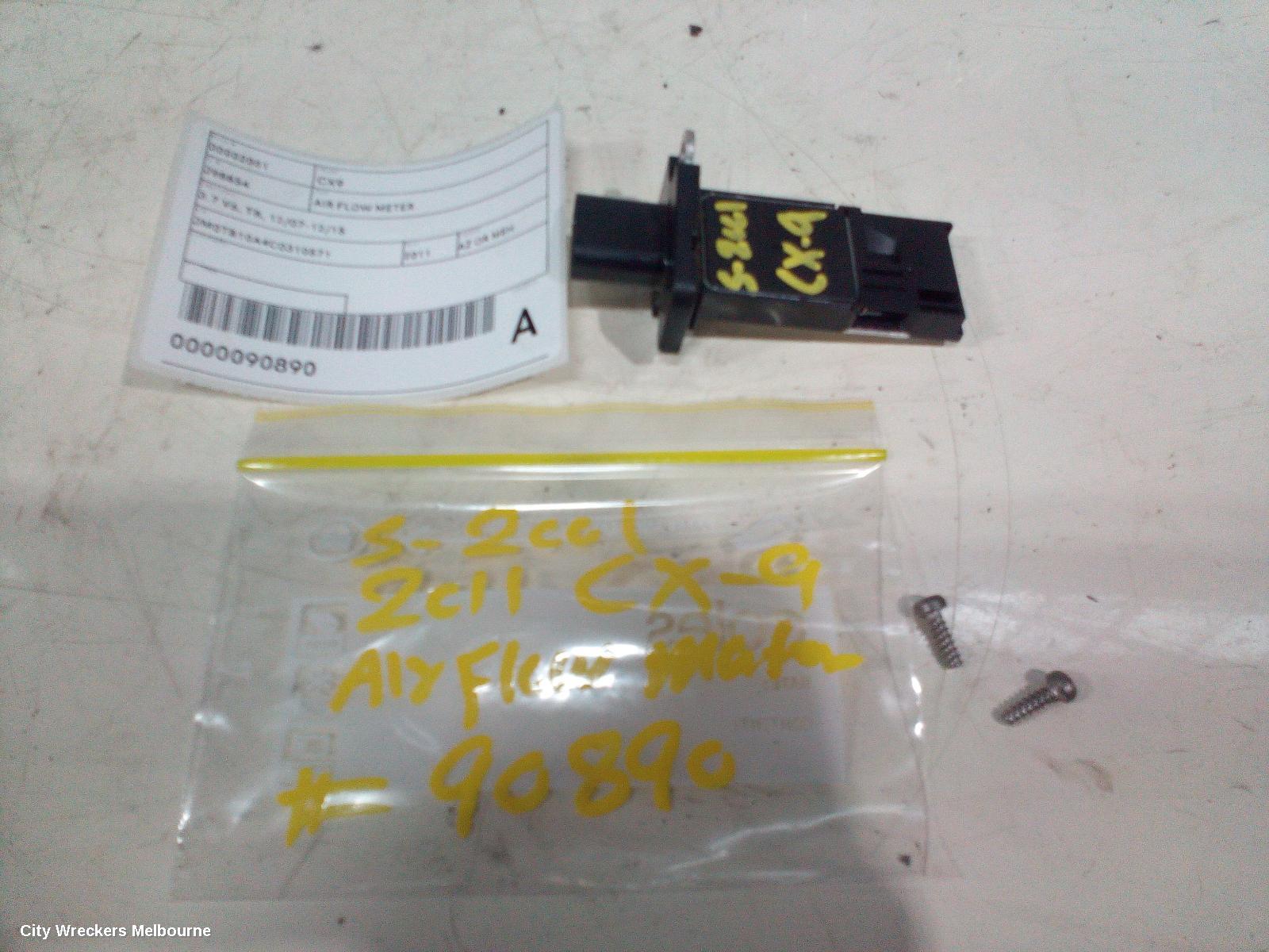MAZDA CX9 AIR FLOW METER, 3.7 V6, TB, 12/2007 - 12/2015