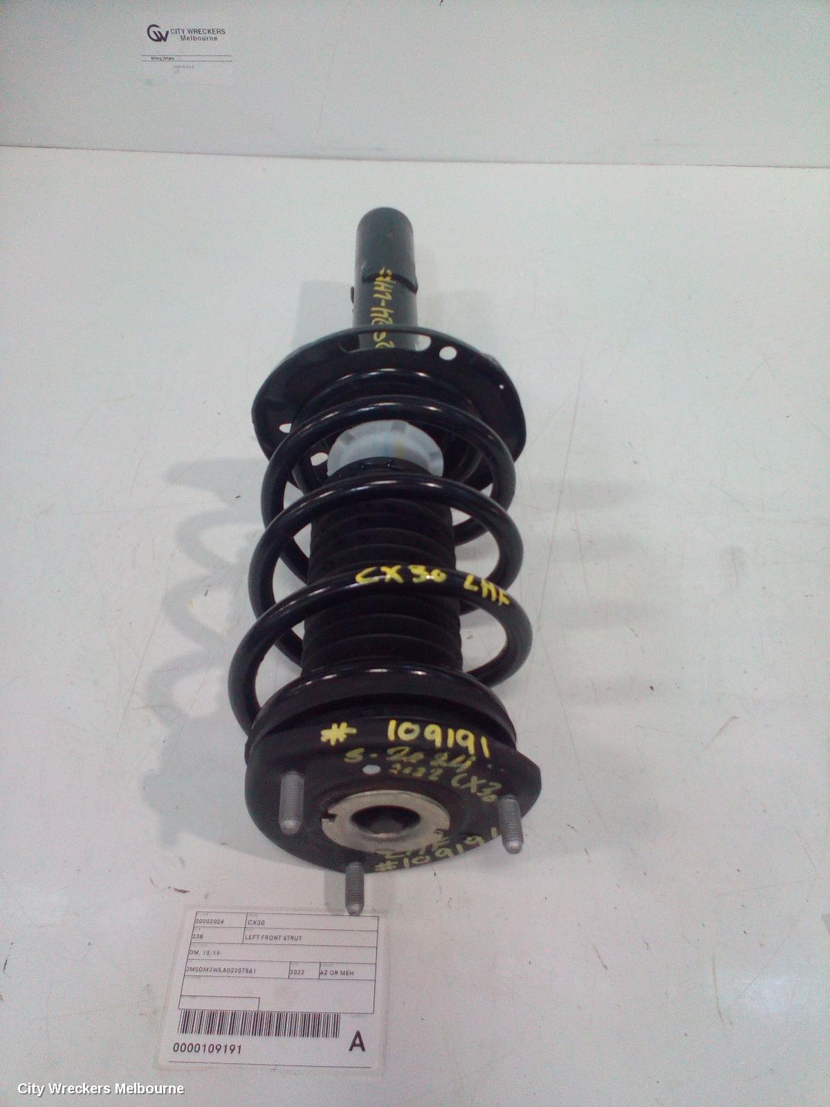 MAZDA CX30 LEFT FRONT STRUT, DM, 10/2019 ONWARDS
