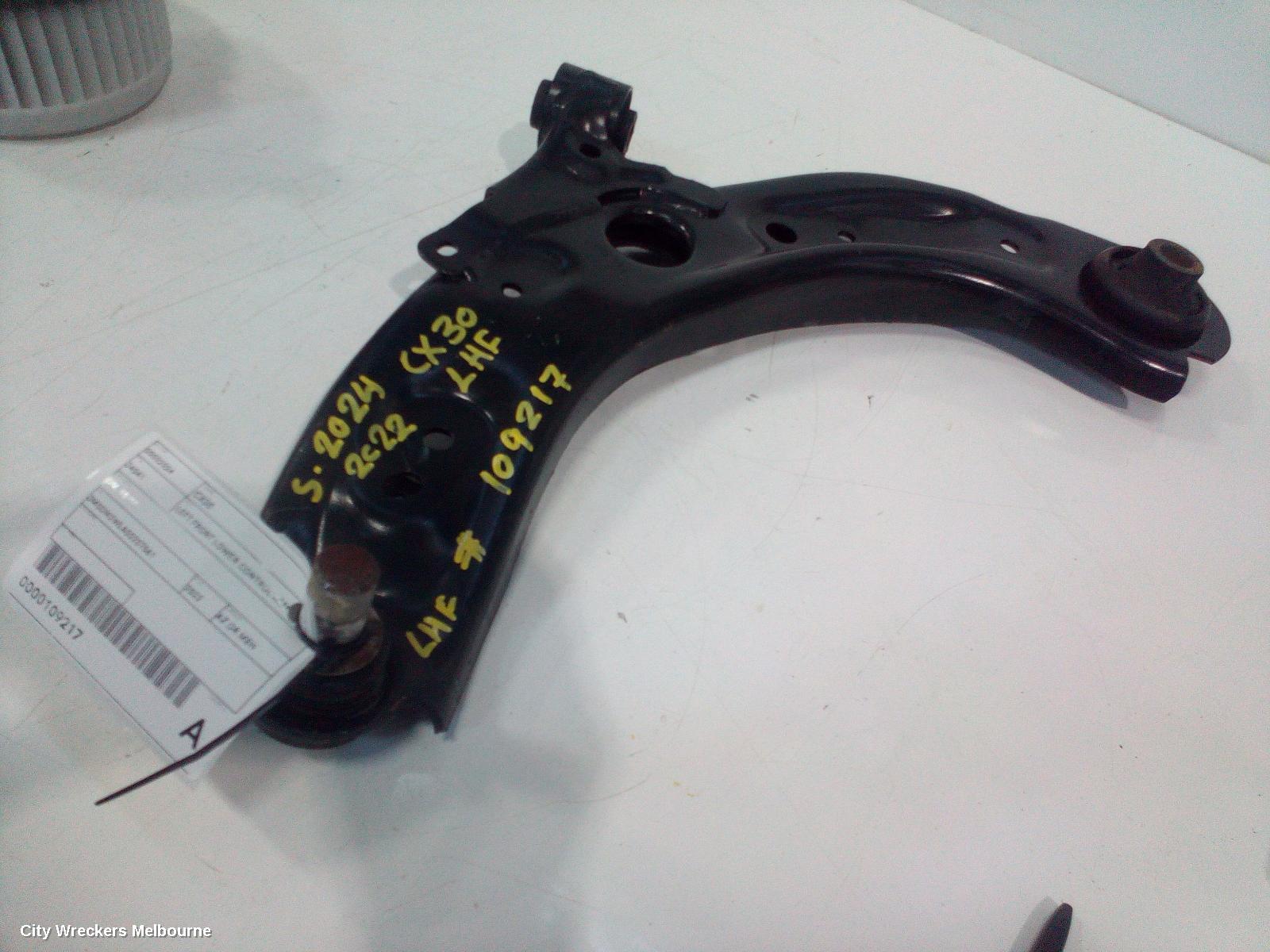 MAZDA CX30 LEFT FRONT LOWER CONTROL ARM, DM, 10/2019 ONWARDS