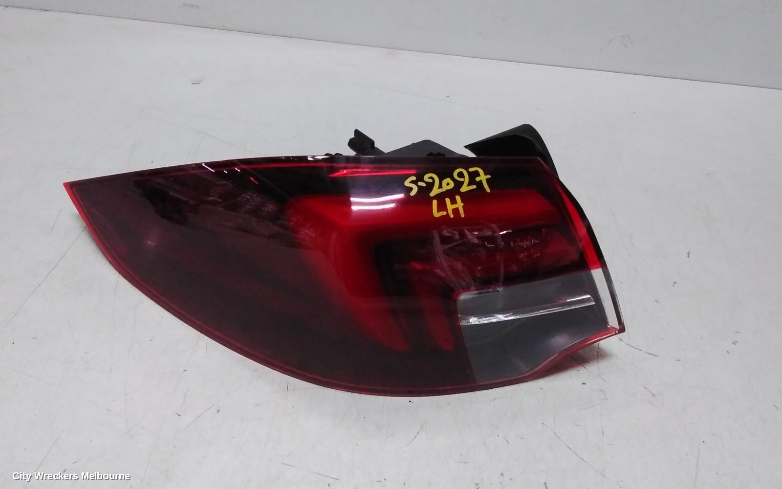 HOLDEN COMMODORE LEFT TAILLIGHT, ZB, HATCH, NON LED TYPE, 10/2017 - 12/2020