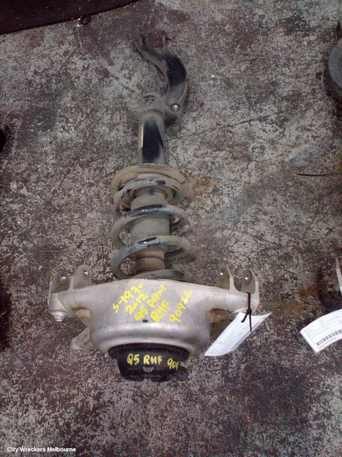 AUDI Q5 RIGHT FRONT STRUT, Q5, 8R, 2.0, PETROL, 03/2009 - 10/2012