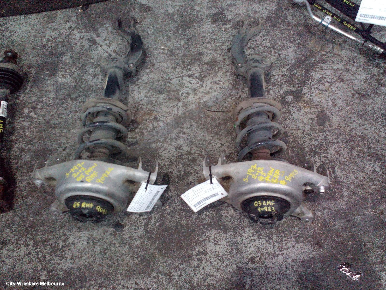 AUDI Q5 LEFT FRONT STRUT, Q5, 8R, 2.0, PETROL, 03/2009 - 10/2012