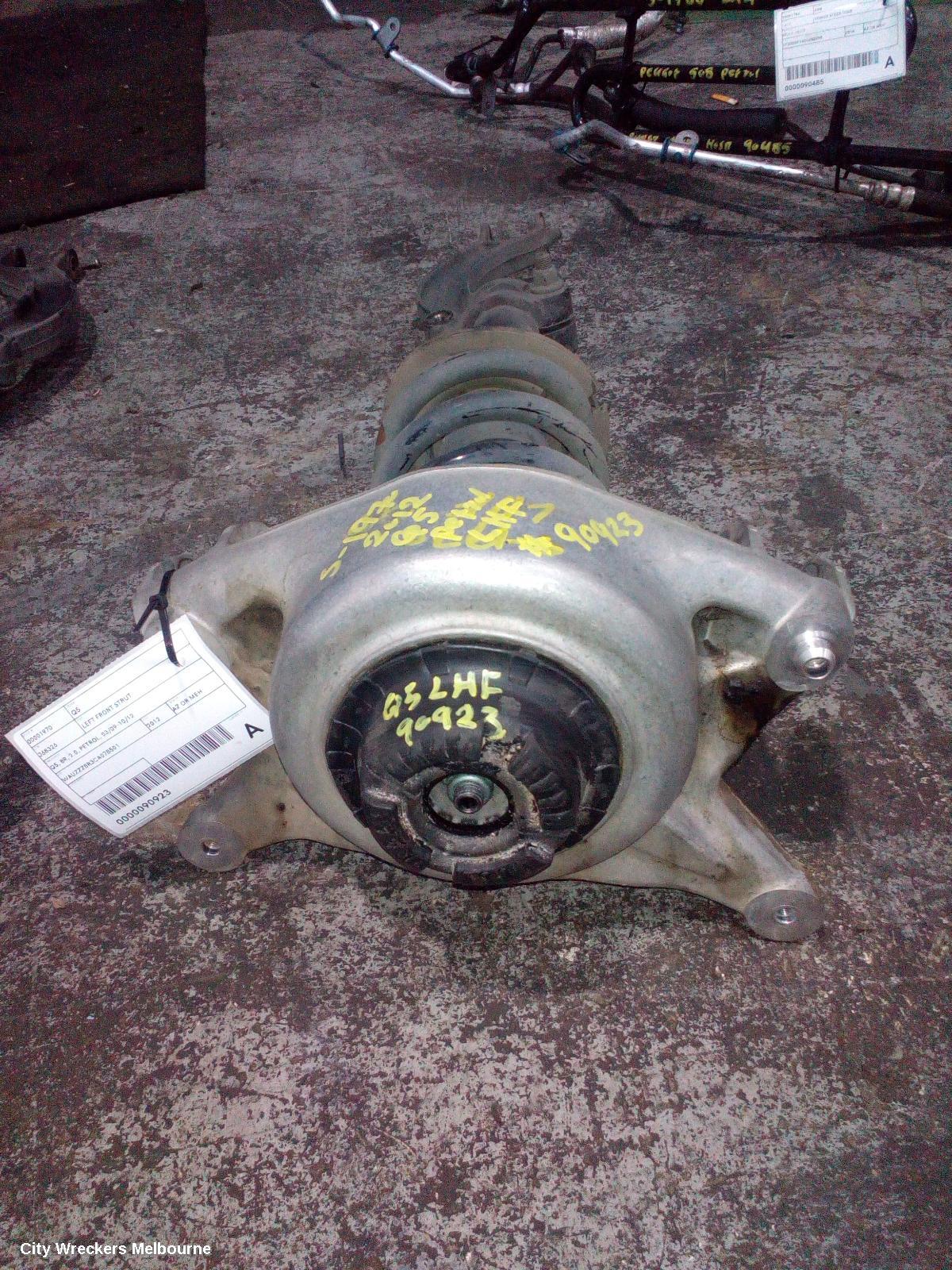 AUDI Q5 LEFT FRONT STRUT, Q5, 8R, 2.0, PETROL, 03/2009 - 10/2012