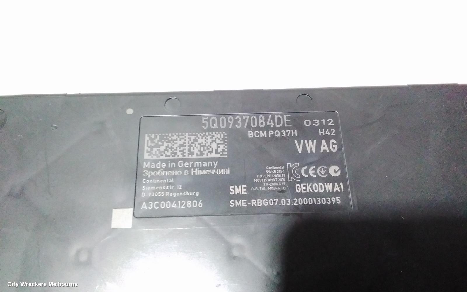VOLKSWAGEN CRAFTER ECU, ENGINE ECU, 2.0, DIESEL, DAUA CODE, ECU ONLY, SY1, 08/2017 ONWARDS