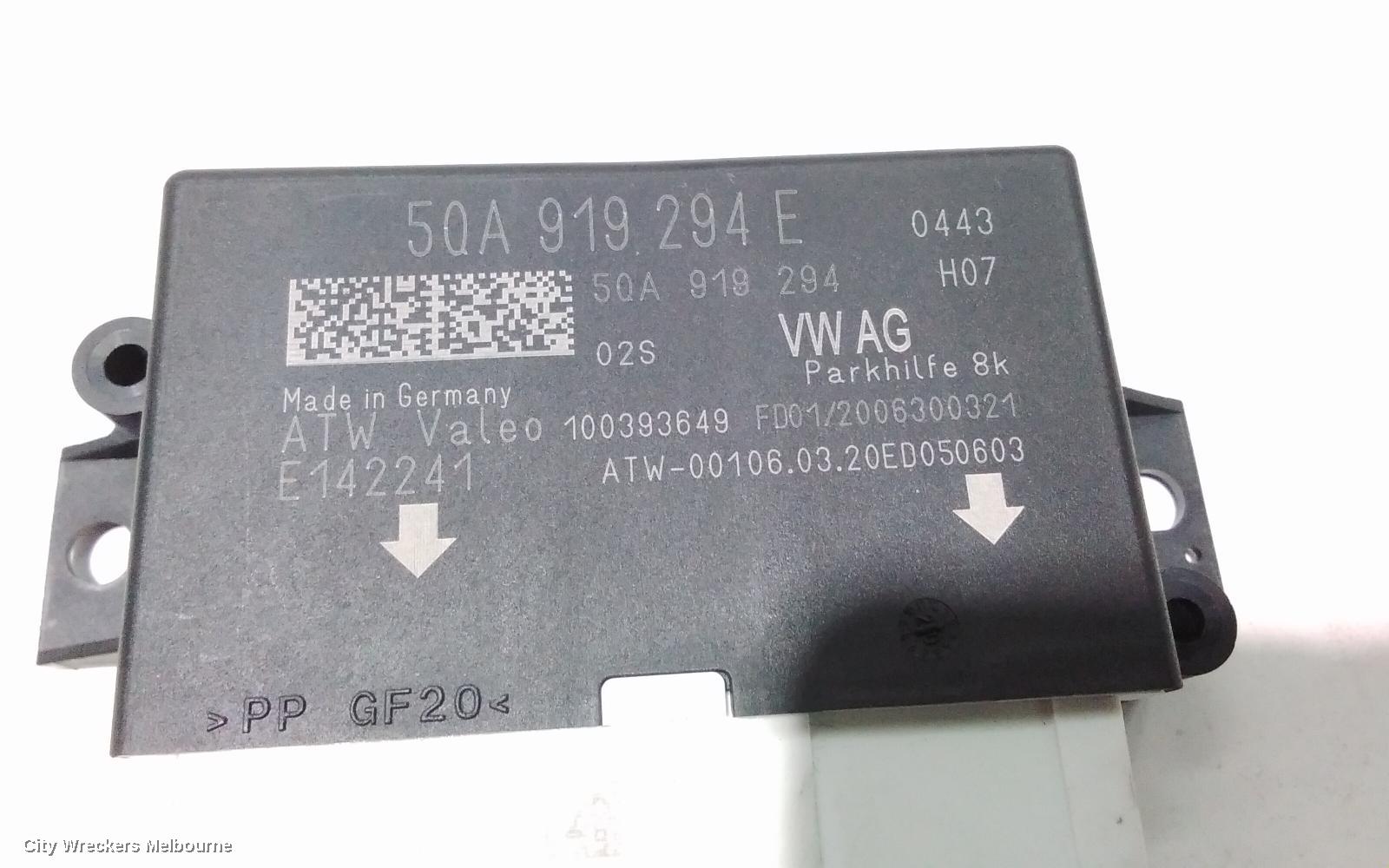 VOLKSWAGEN CRAFTER, SY1, 08/2017 ONWARDS, PARKING DISTANCE CONTROL MODULE - 5QA919294E: 90963