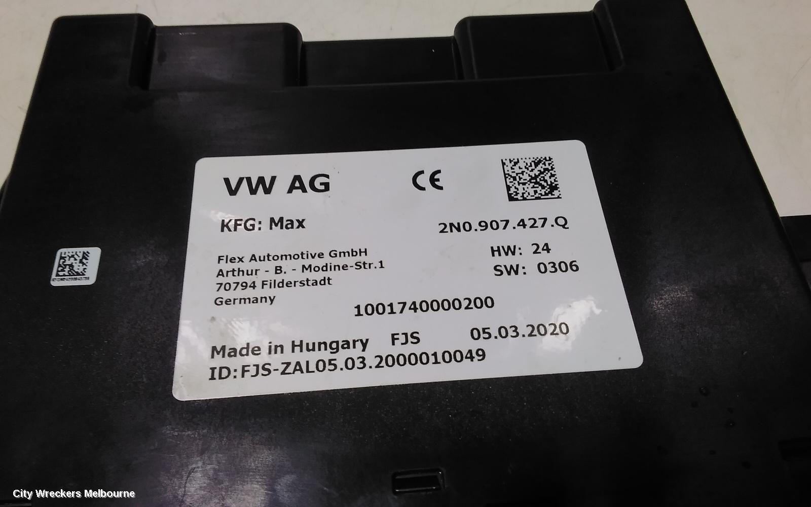 VOLKSWAGEN CRAFTER, SY1, 08/2017 ONWARDS, MISC CONTROL UNIT - 2N0 907 427 Q: 90965
