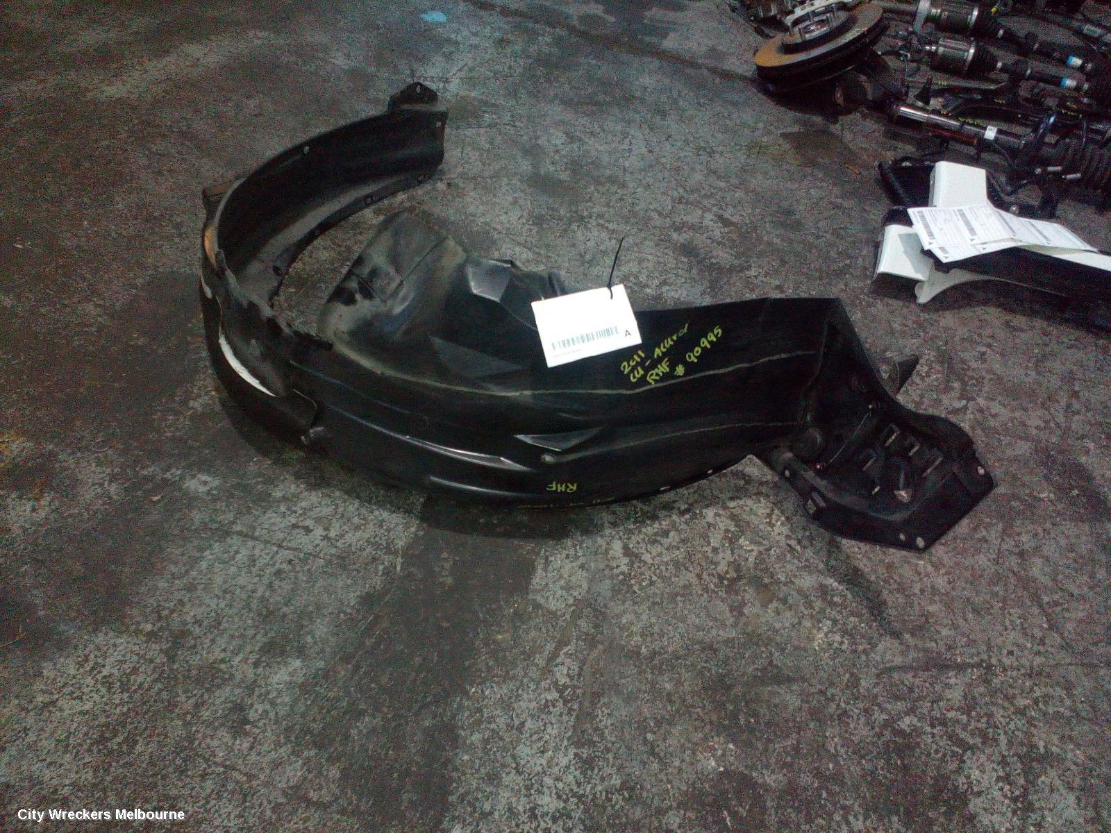 HONDA ACCORD RIGHT GUARD LINER, 8TH GEN, EURO (VIN JHMCU), 06/2008 - 12/2015