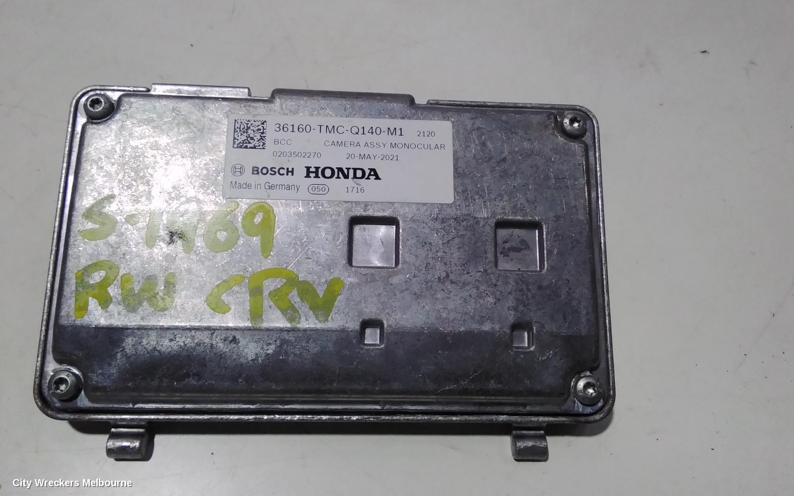 HONDA CRV REVERSE CAMERA, FRONT CAMERA (WINDSCREEN MOUNTED), RW, 05/2017 - 08/2023