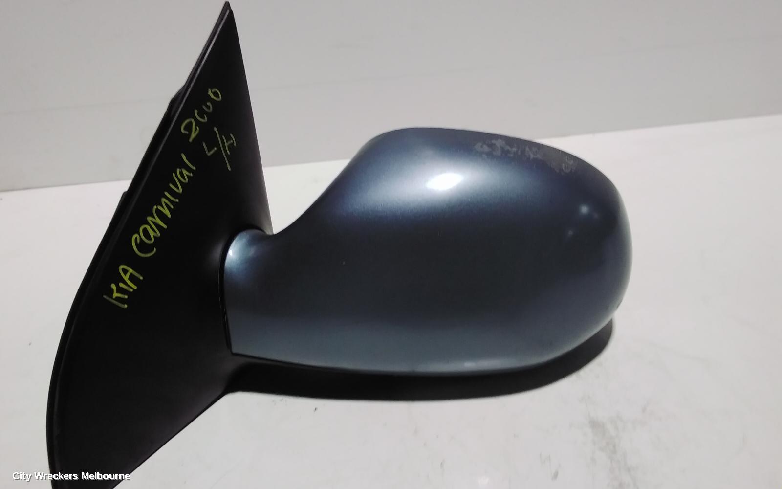 KIA CARNIVAL/GRAND CARNIVAL LEFT DOOR MIRROR, KV SI, 09/1999 - 11/2001