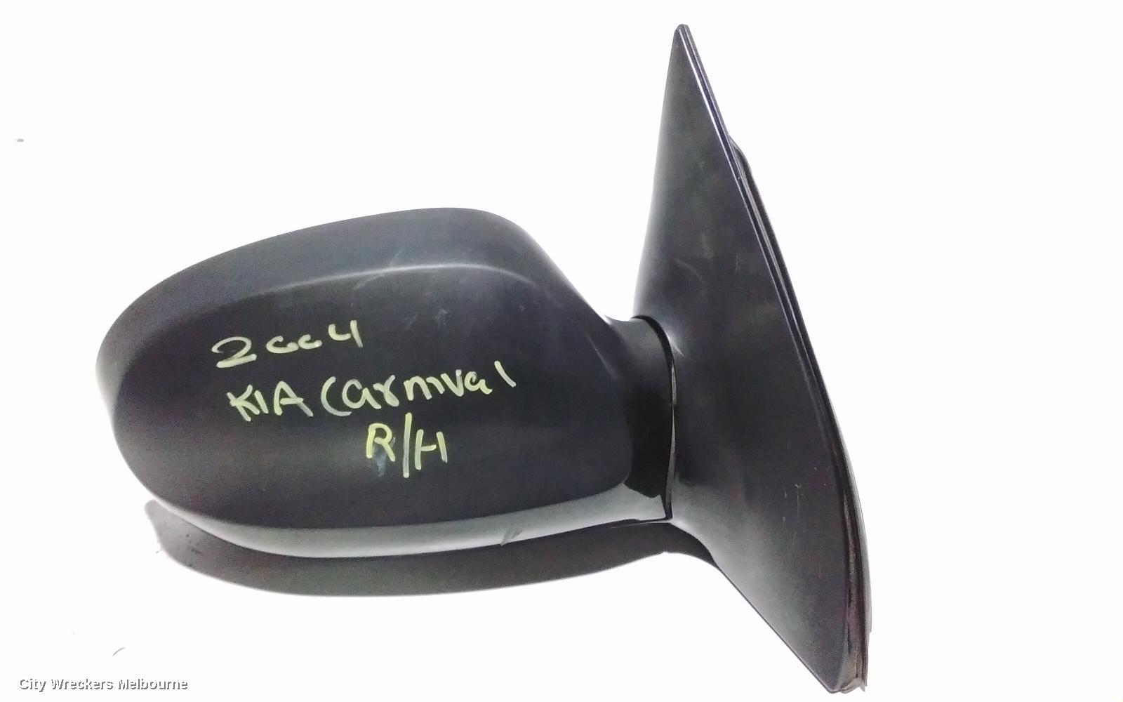 KIA CARNIVAL/GRAND CARNIVAL RIGHT DOOR MIRROR, KV SII, HEATED TYPE, 12/2001 - 09/2006