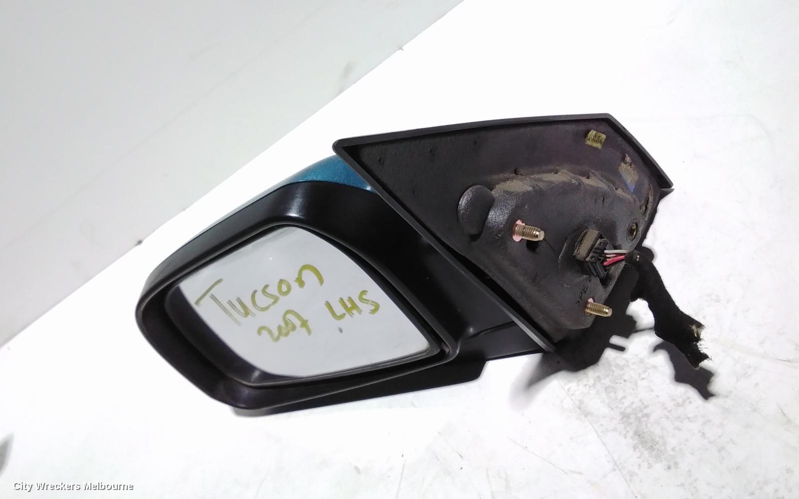 HYUNDAI TUCSON LEFT DOOR MIRROR, POWER, NON-HEATED TYPE, 08/2004 - 01/2010