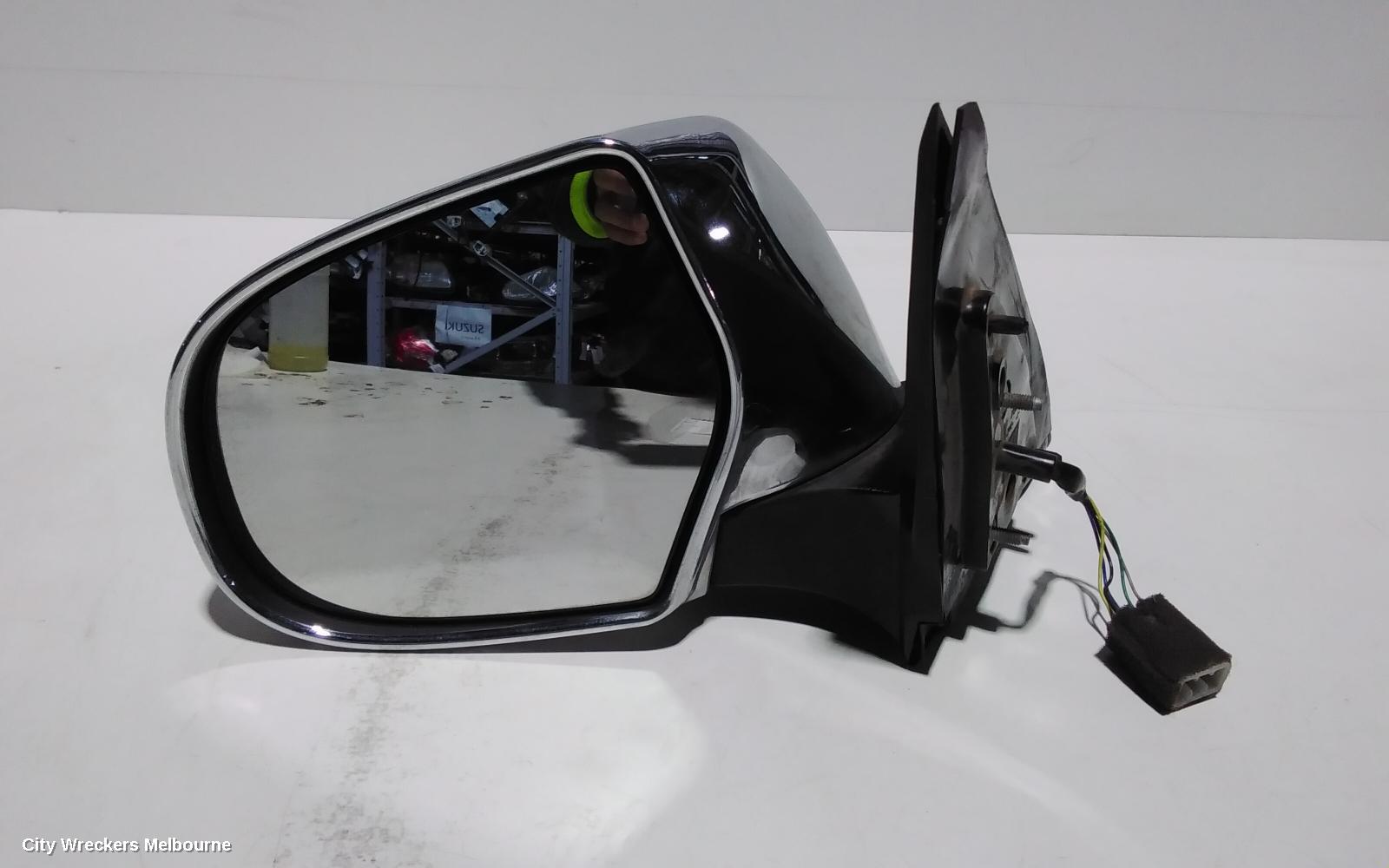 GREAT WALL V200/V240 LEFT DOOR MIRROR, K2, CHROME, 07/2009 - 01/2015
