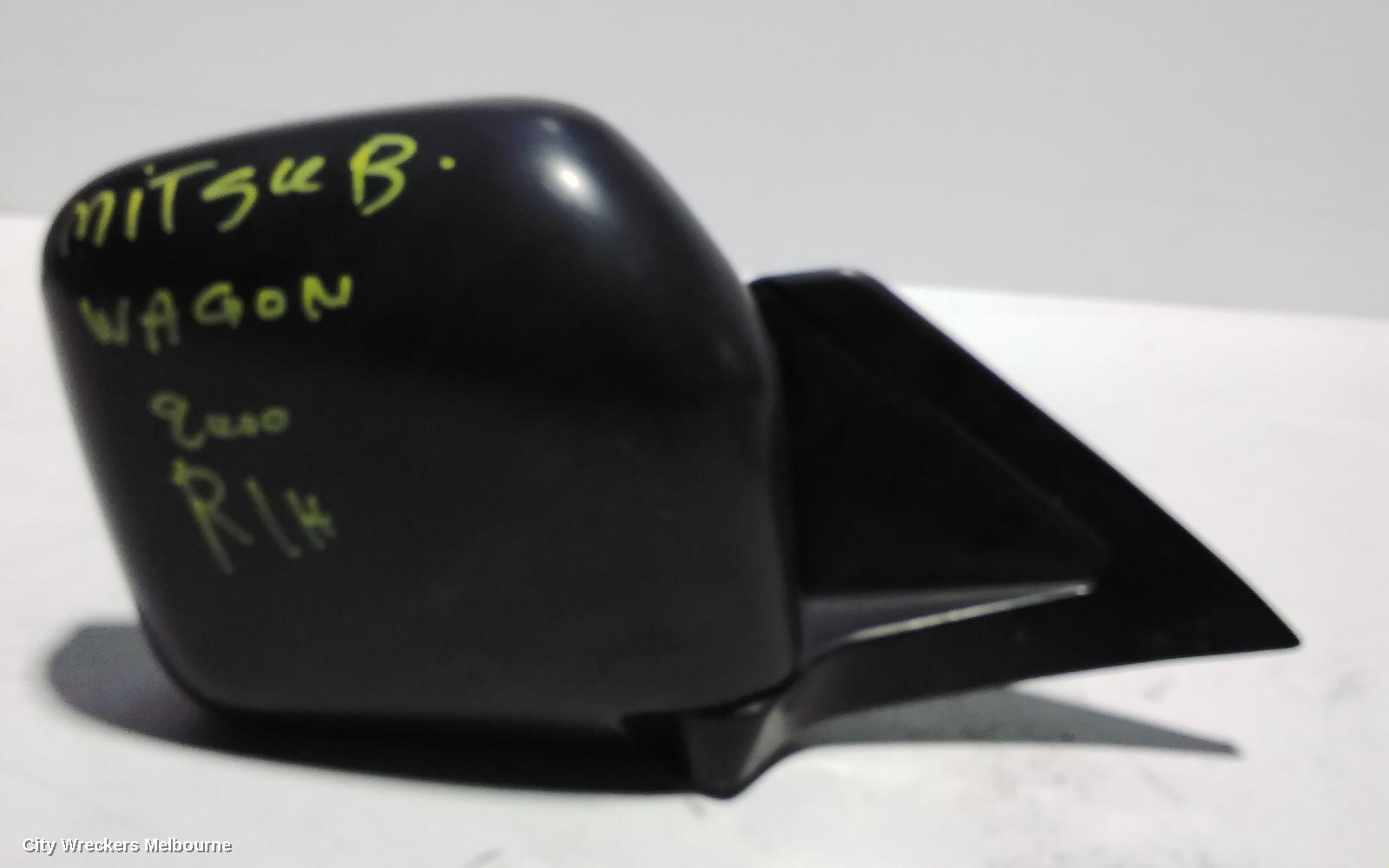 MITSUBISHI CHALLENGER RIGHT DOOR MIRROR, PA, POWER, BLACK, 05/1996 - 06/2002