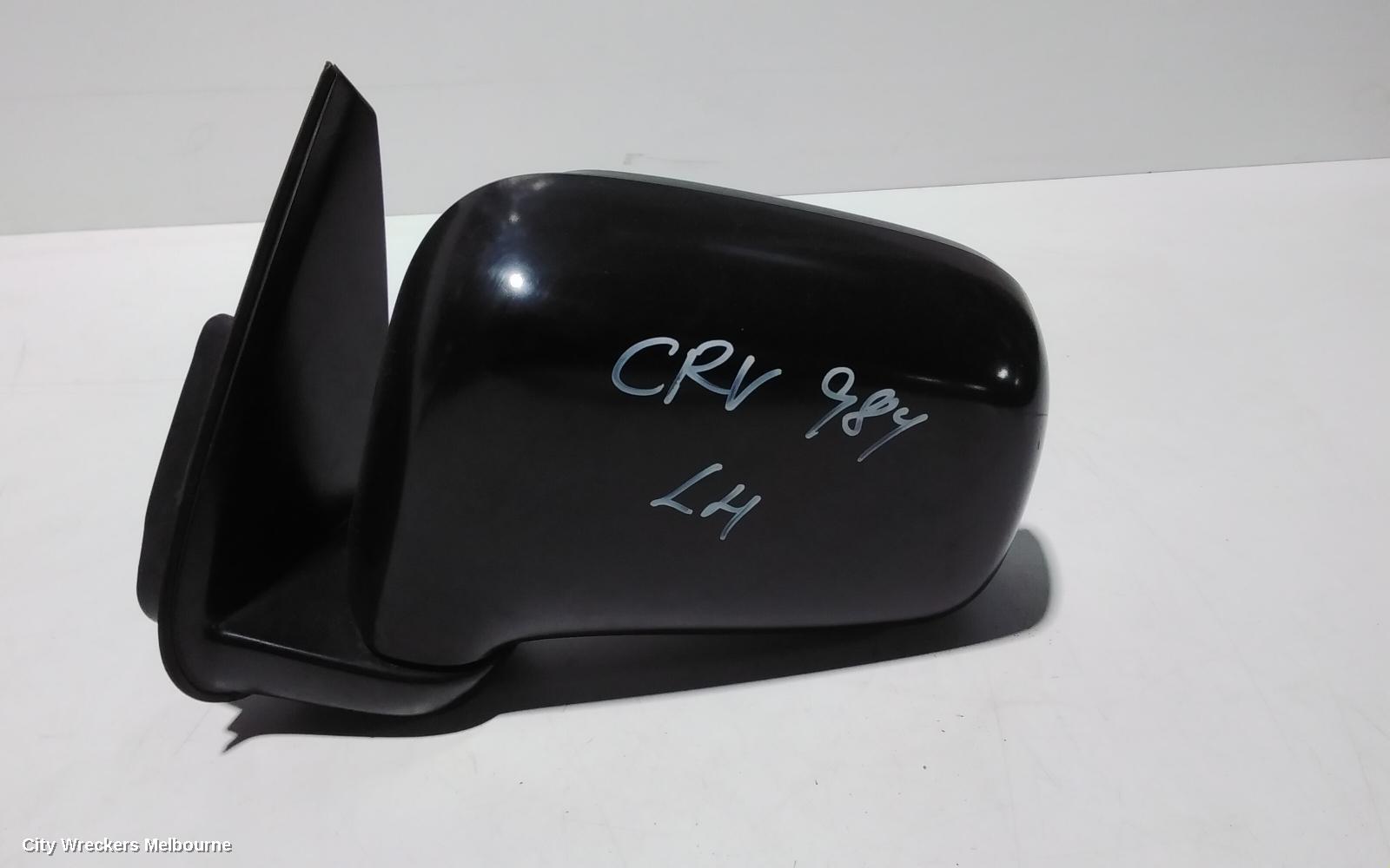 HONDA CRV LEFT DOOR MIRROR, RD1, POWER, BLACK, 12/1995 - 11/2001