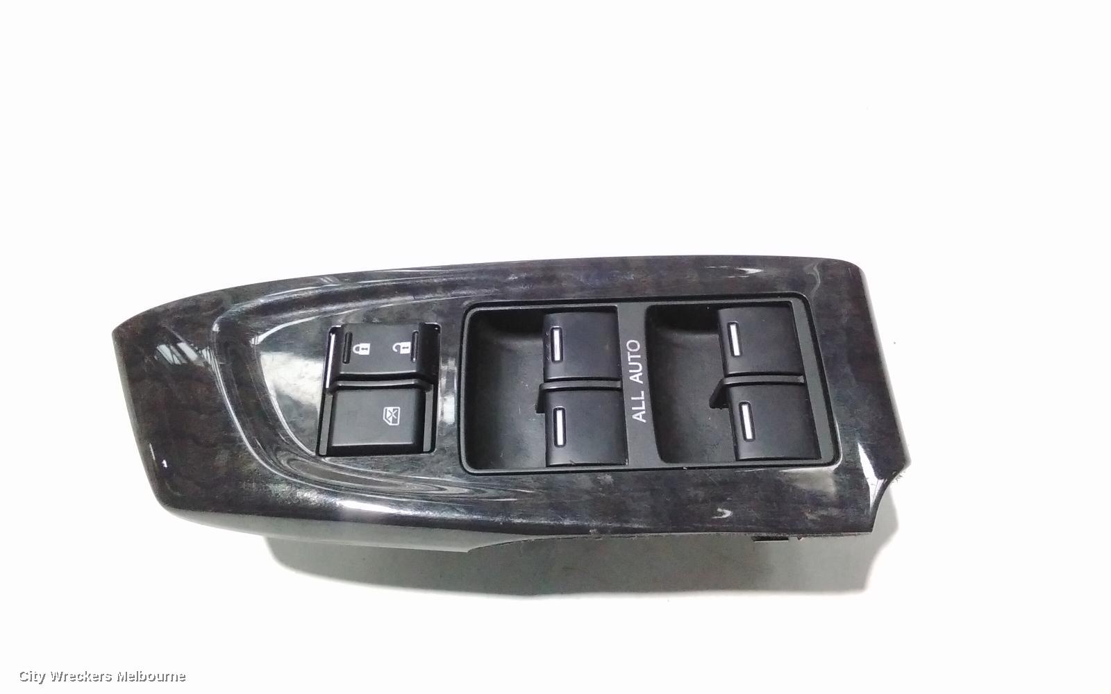 HONDA ACCORD PWR DR WIND SWITCH, LH REAR, 8TH GEN, EURO (VIN JHMCU), 06/2008 - 06/2011