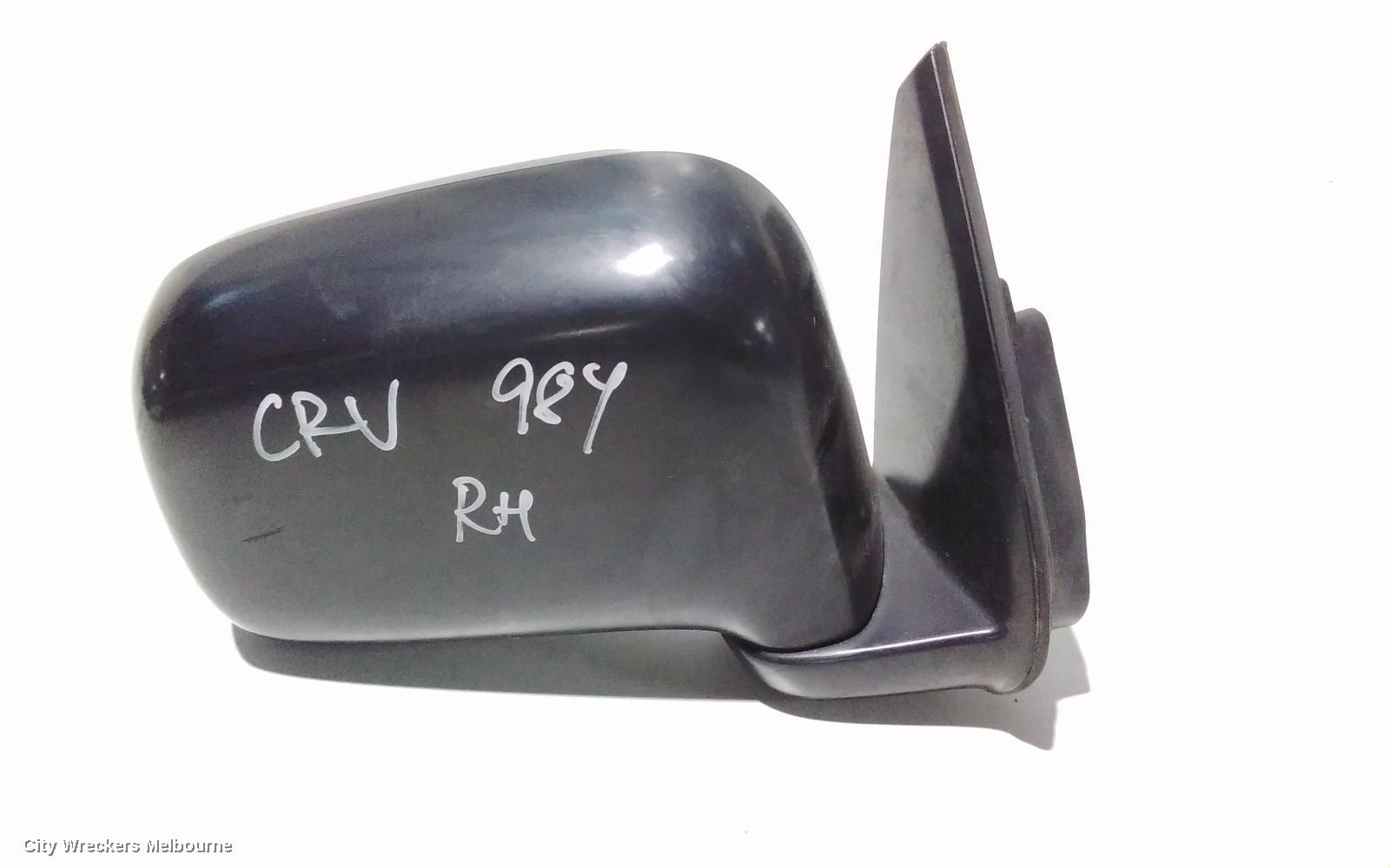 HONDA CRV RIGHT DOOR MIRROR, RD1, POWER, BLACK, 12/1995 - 11/2001