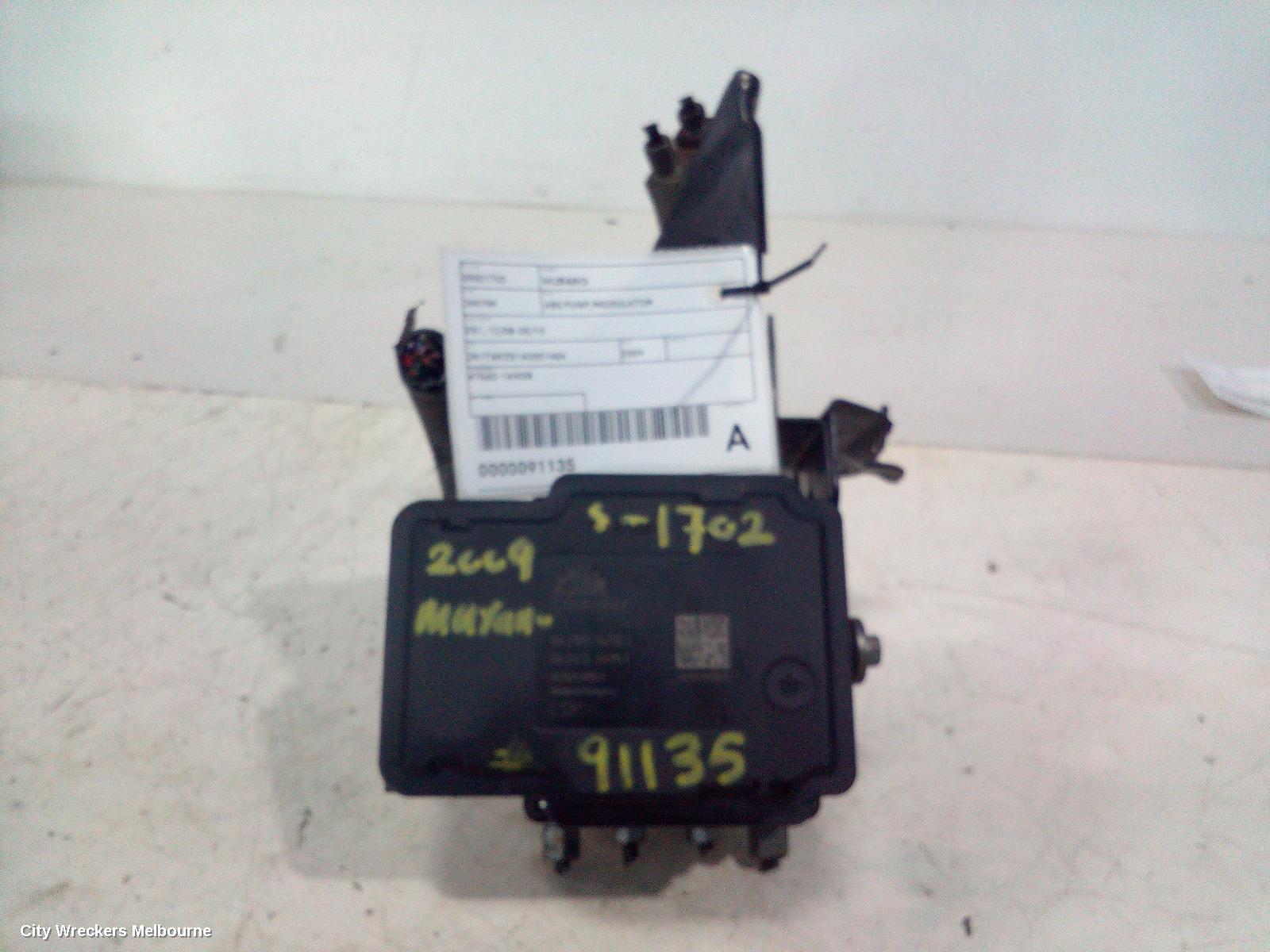 NISSAN MURANO ABS PUMP/MODULATOR, Z51, 12/2008 - 05/2010