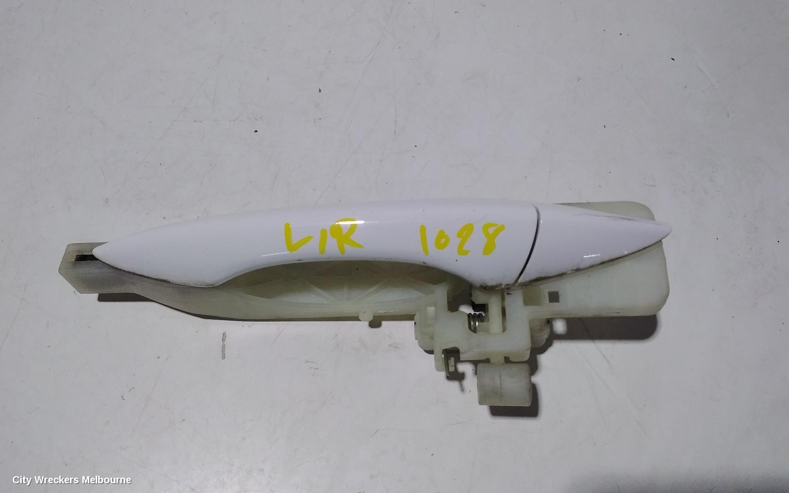 HYUNDAI I40 DOOR HANDLE, OUTER, LH FRONT/REAR, NON KEYLESS ENTRY TYPE, VF, 09/2011 - 12/2019