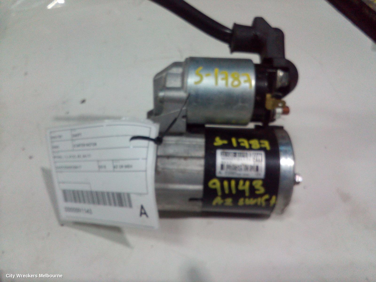 SUZUKI SWIFT STARTER, PETROL, 1.2, K12C, AZ, 04/2017 ONWARDS