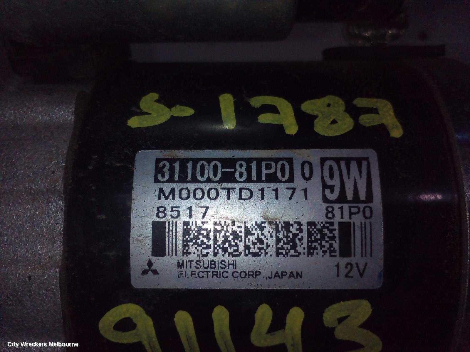 SUZUKI SWIFT STARTER, PETROL, 1.2, K12C, AZ, 04/2017 ONWARDS