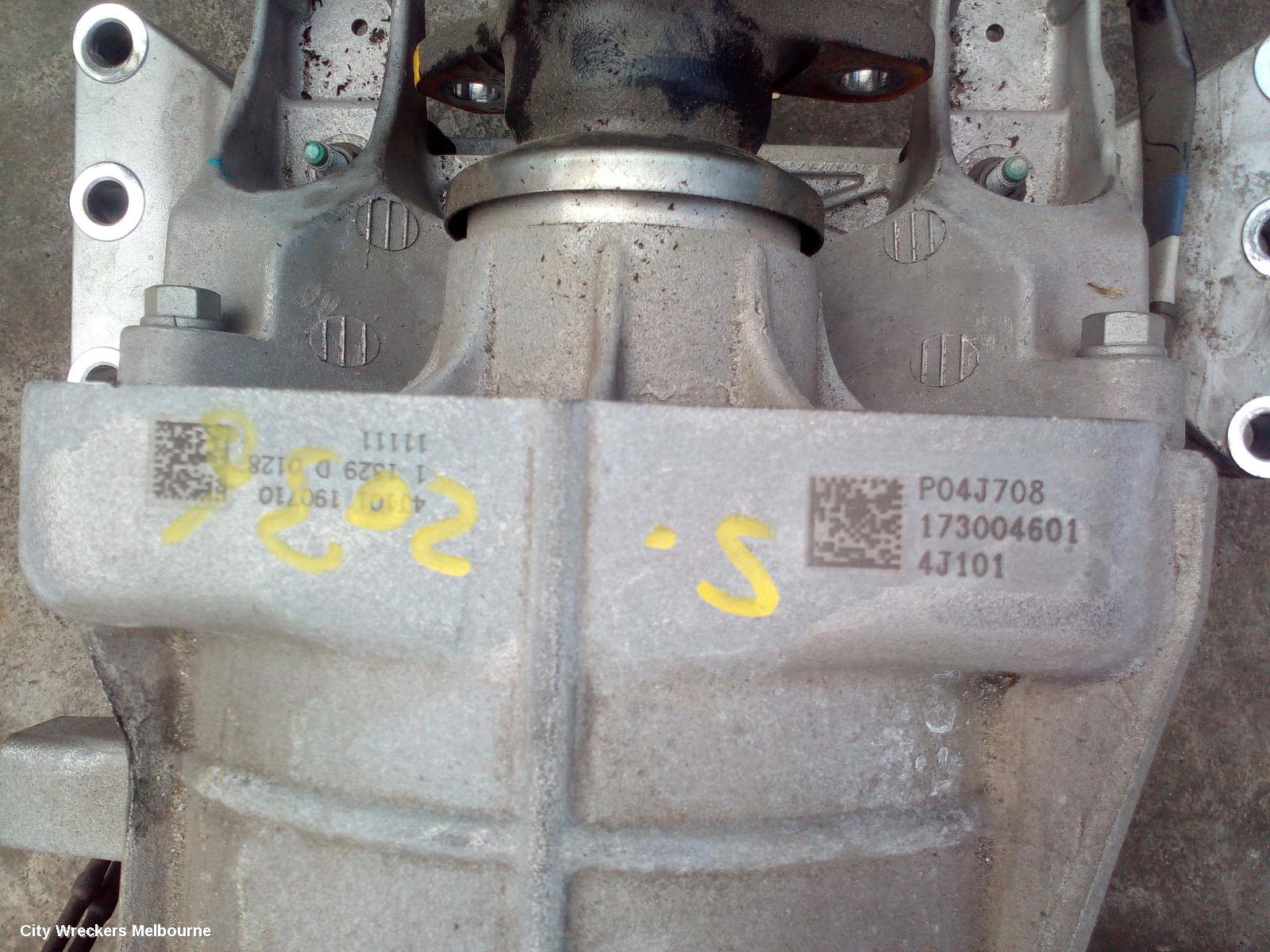 KIA STINGER TRANS/GEARBOX, AUTO, PETROL, 3.3, G6DP, TWIN TURBO, CK, 06/2017 ONWARDS