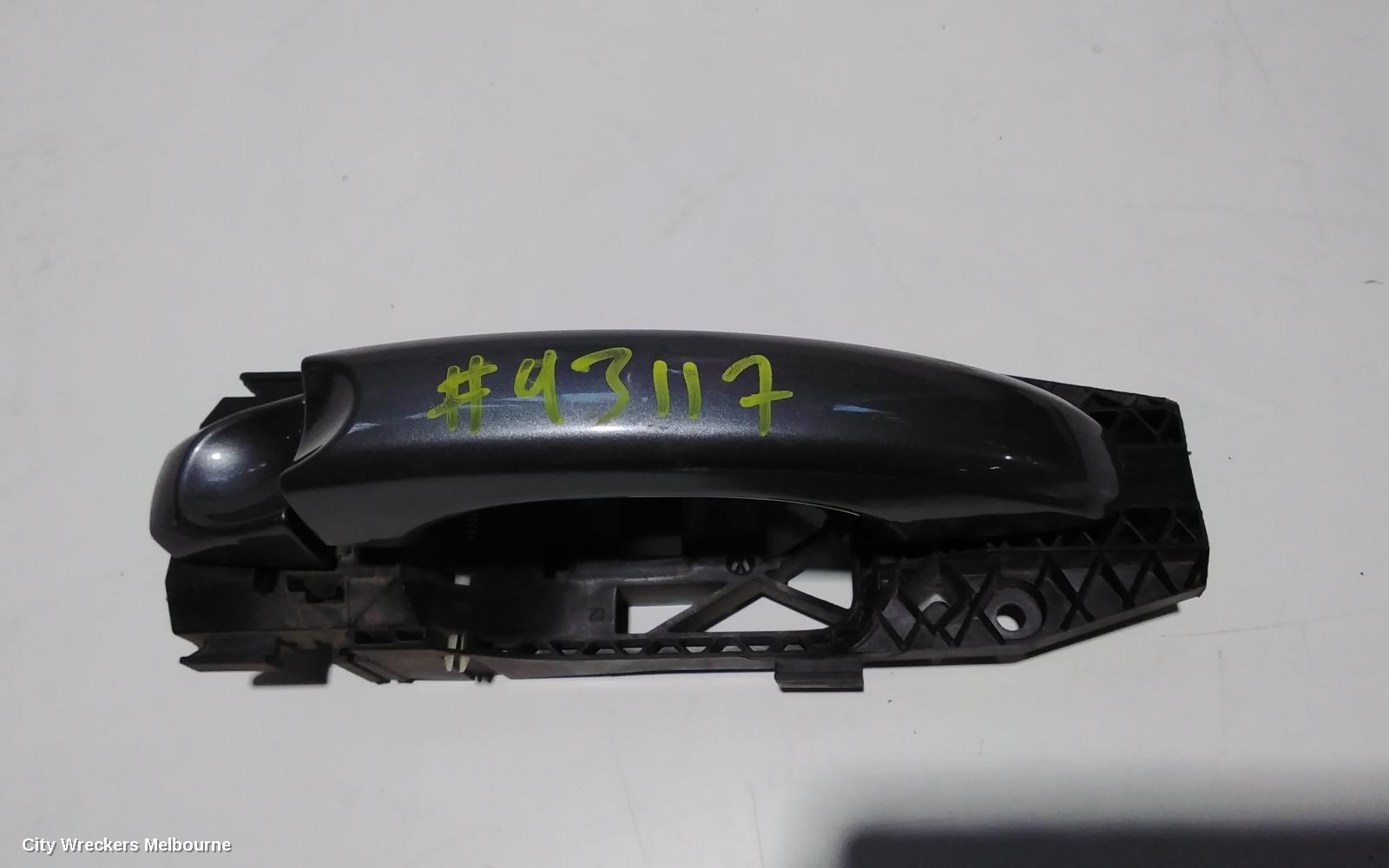VOLKSWAGEN AMAROK DOOR HANDLE, OUTER, LH FRONT, COLOUR CODED, 2H, 12/2010 ONWARDS
