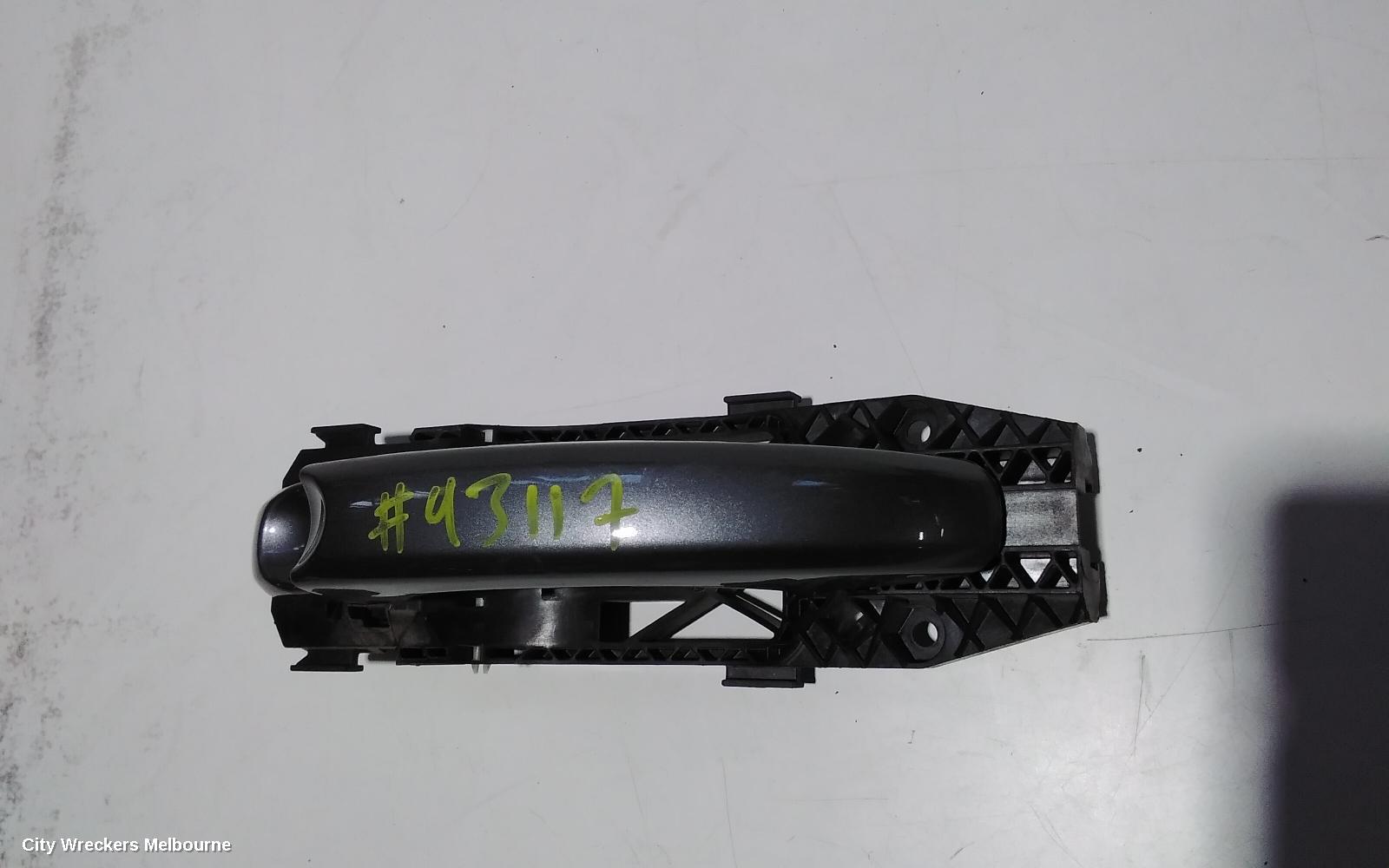 VOLKSWAGEN AMAROK DOOR HANDLE, OUTER, LH FRONT, COLOUR CODED, 2H, 12/2010 ONWARDS