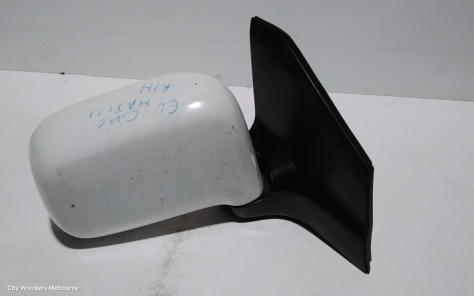 HONDA CIVIC RIGHT DOOR MIRROR, 7TH GEN, HATCH, 3 WIRE TYPE, 11/2000 - 12/2005